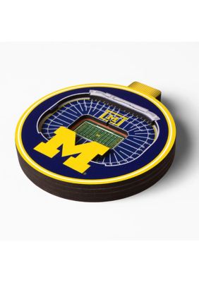 YouTheFan NCAA Michigan Wolverines 3D StadiumView Ornament - Michigan Stadium