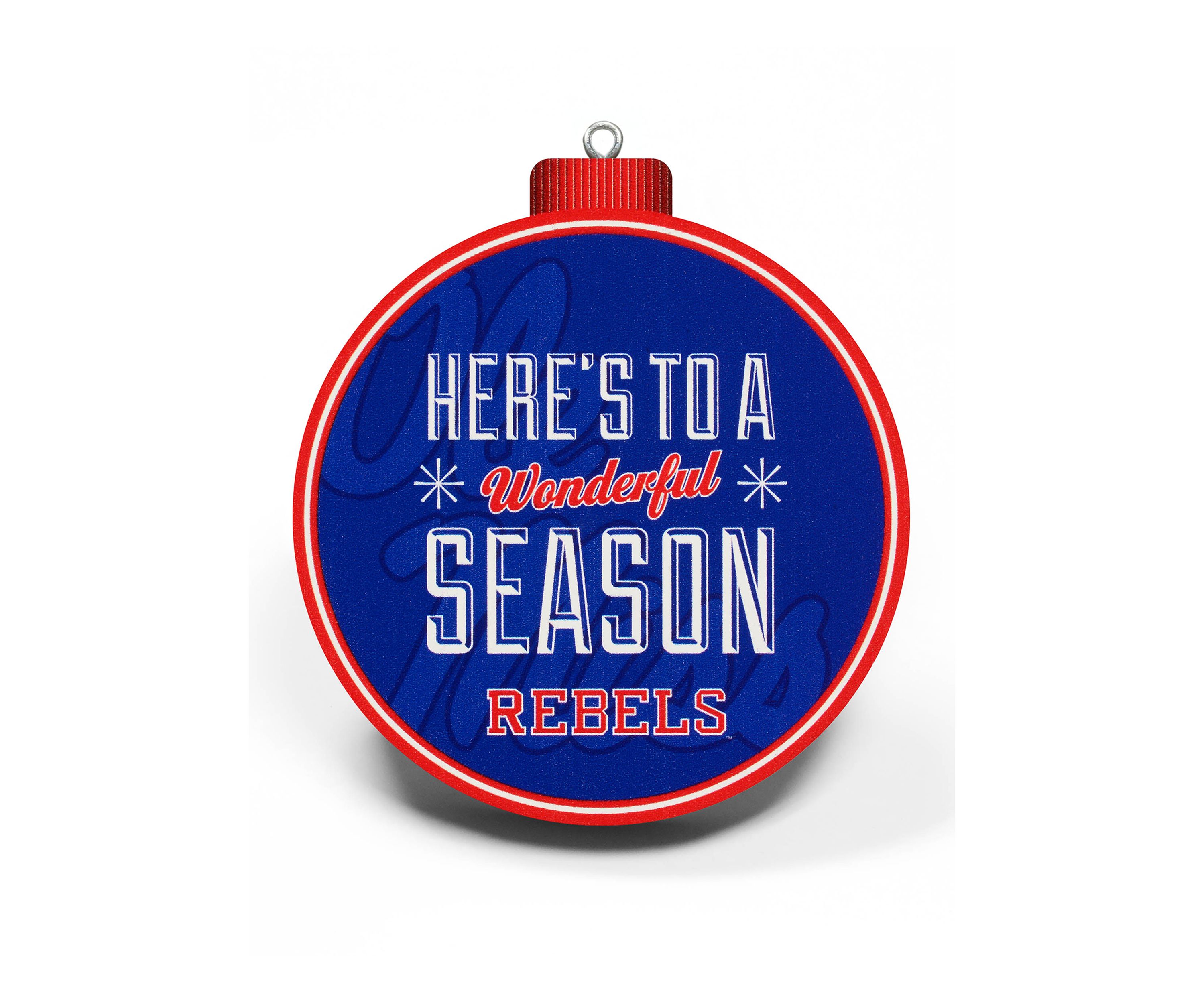 Ole Miss Rebels YouTheFan NCAA Mississippi Rebels 3D StadiumView Ornament - Vaught Hemingway Stadium