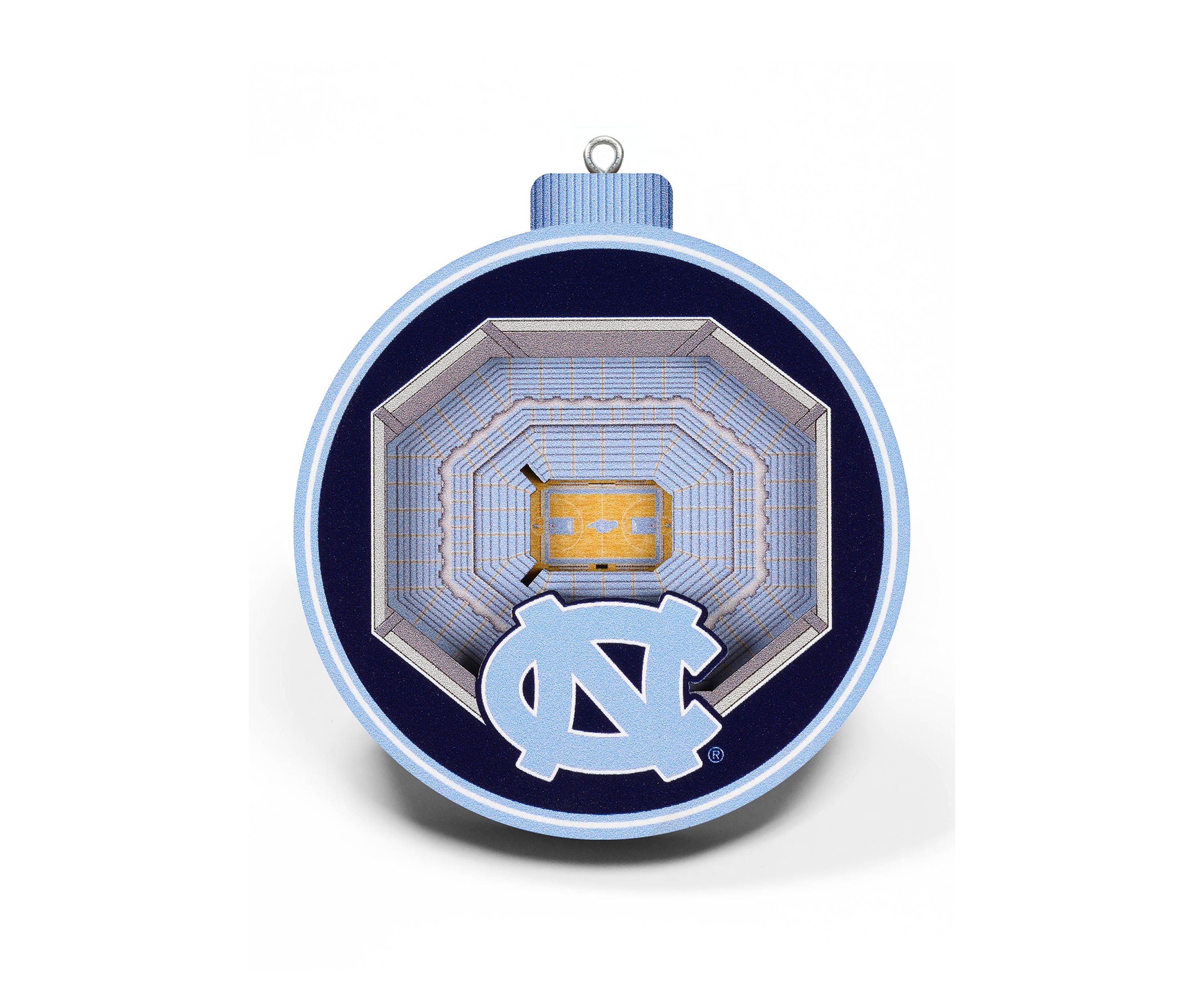 YouTheFan NCAA North Carolina Tar Heels 3D StadiumView Ornament - Dean E. Smith Center