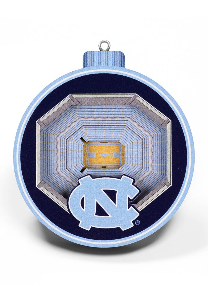 YouTheFan NCAA North Carolina Tar Heels 3D StadiumView Ornament - Dean E. Smith Center