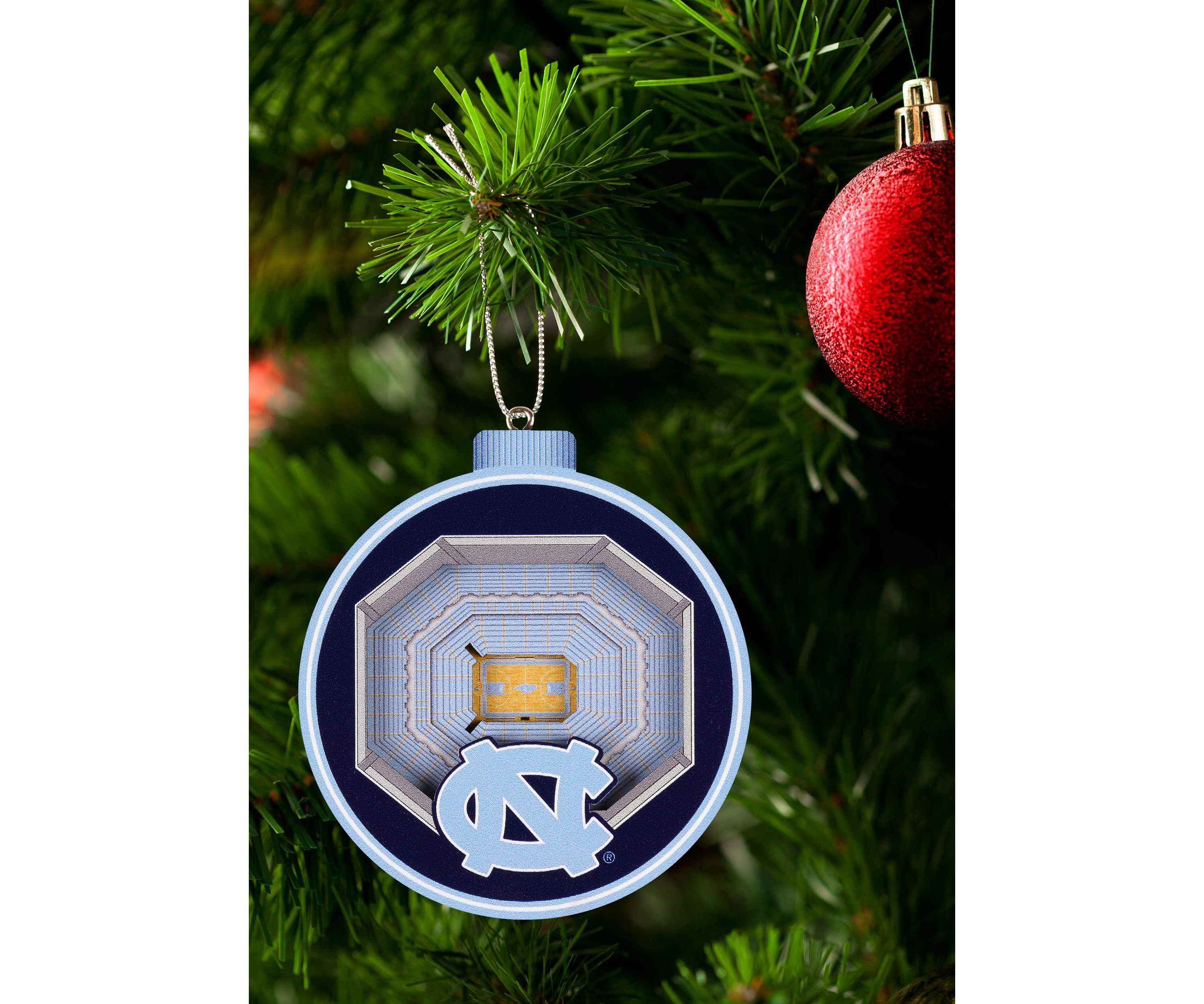 YouTheFan NCAA North Carolina Tar Heels 3D StadiumView Ornament - Dean E. Smith Center