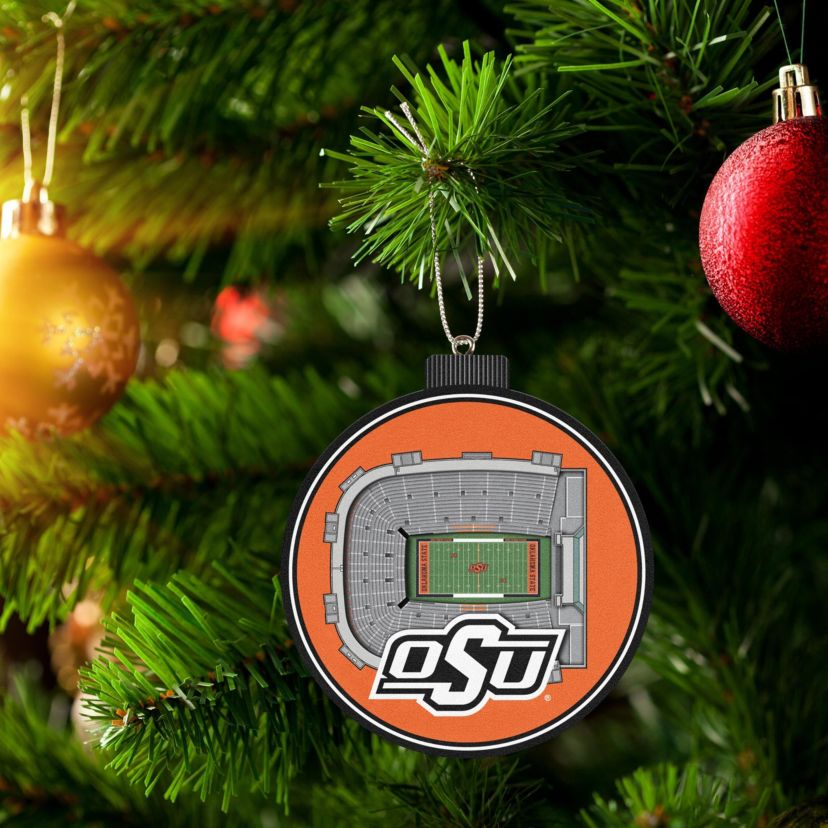 YouTheFan NCAA Oklahoma State Cowboys 3D StadiumView Ornament - Boone Pickens Stadium