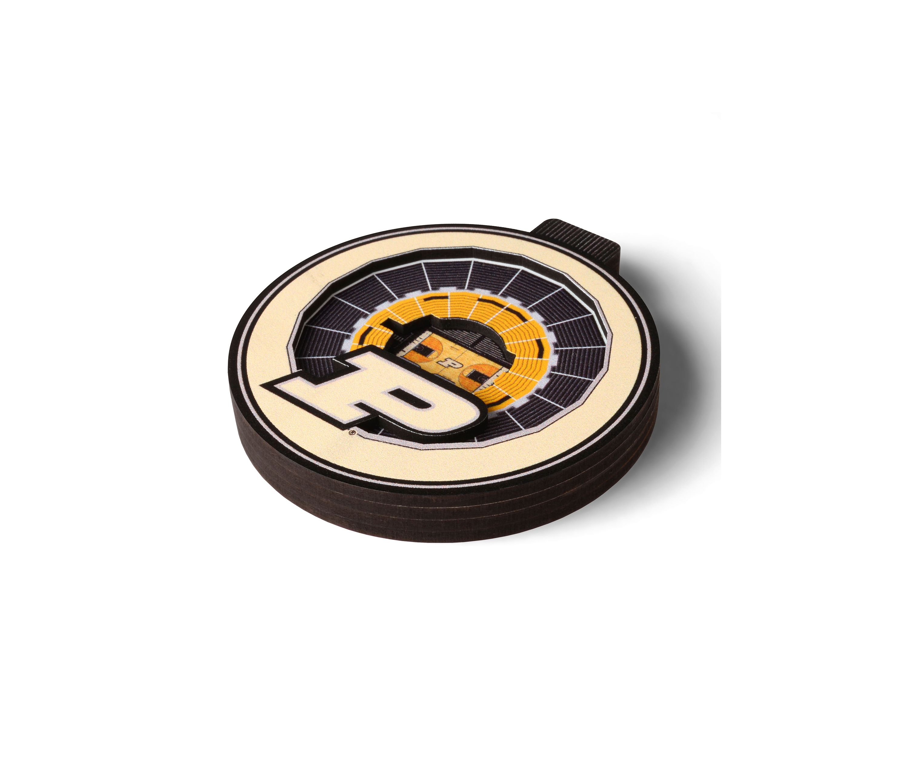 YouTheFan NCAA Purdue Boilermakers BB 3D StadiumView Ornament - Mackey Arena