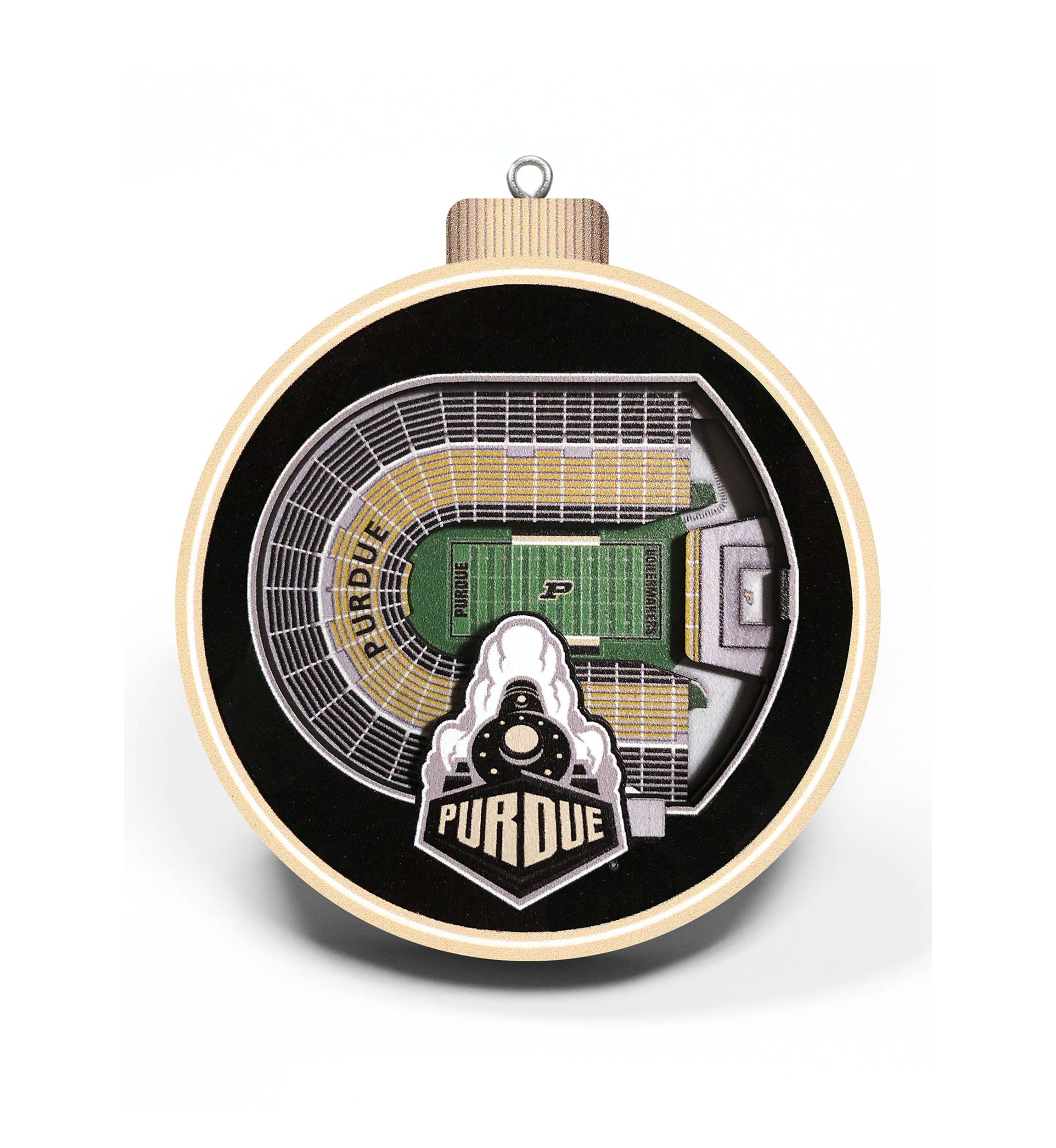 YouTheFan NCAA Purdue Boilermakers FB 3D StadiumView Ornament - Ross-Ade Stadium