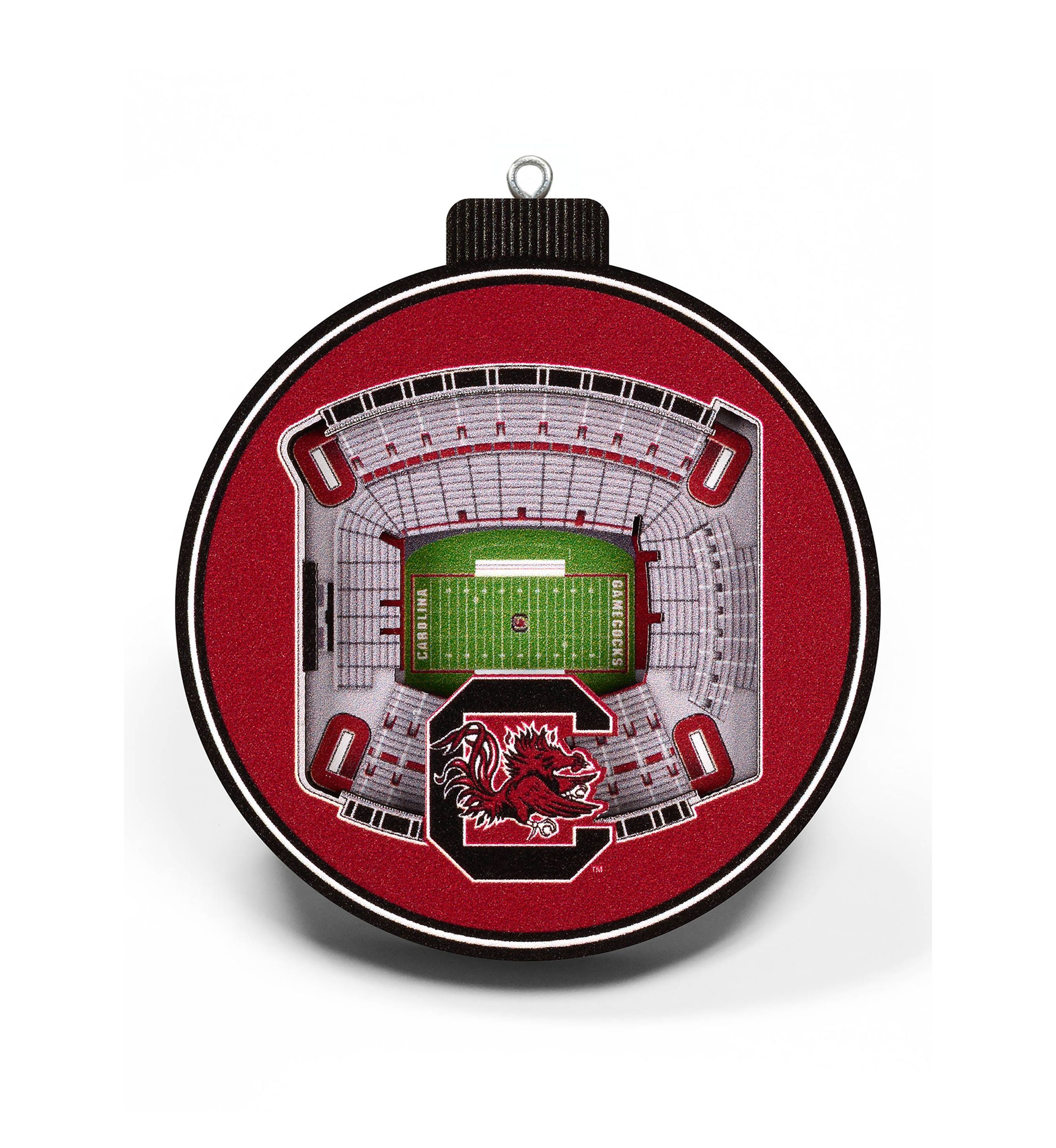 YouTheFan NCAA South Carolina Gamecocks 3D StadiumView Ornament - Williams-Brice Stadium