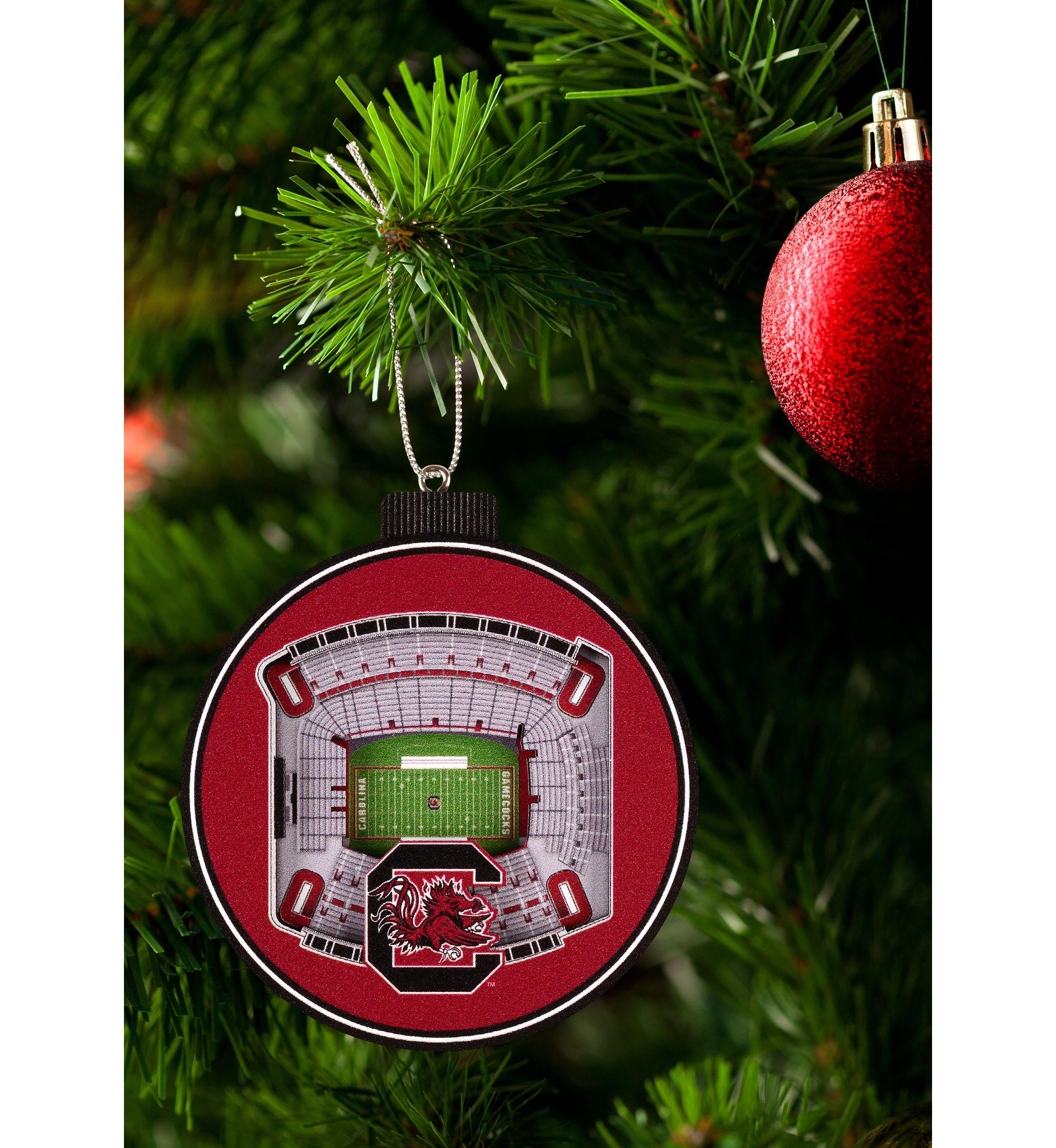 YouTheFan NCAA South Carolina Gamecocks 3D StadiumView Ornament - Williams-Brice Stadium