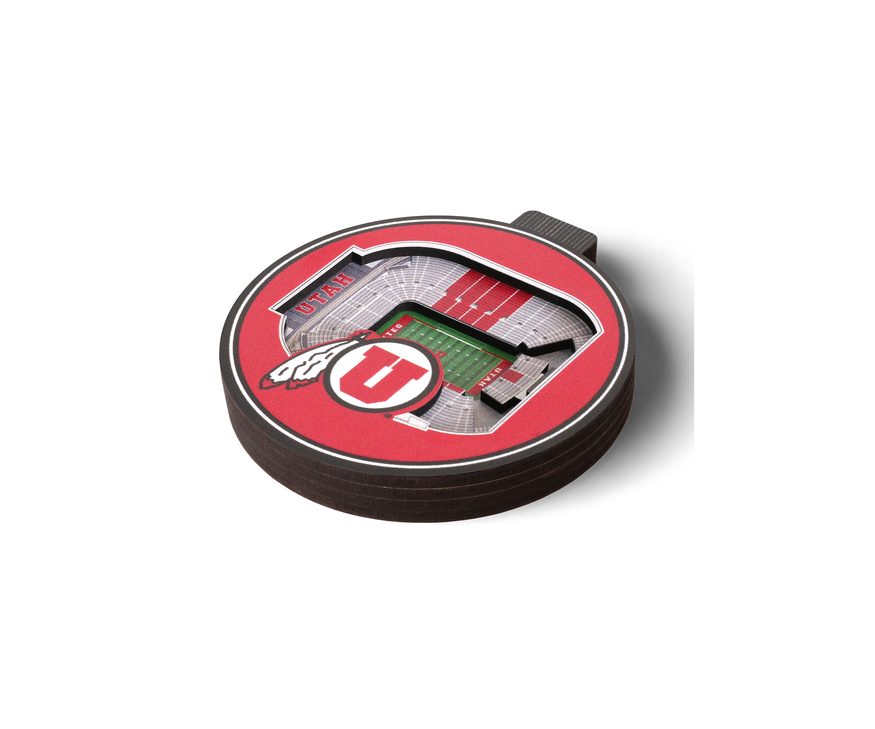 YouTheFan NCAA Utah Utes 3D StadiumView Ornament -Jon M. Huntsman Center