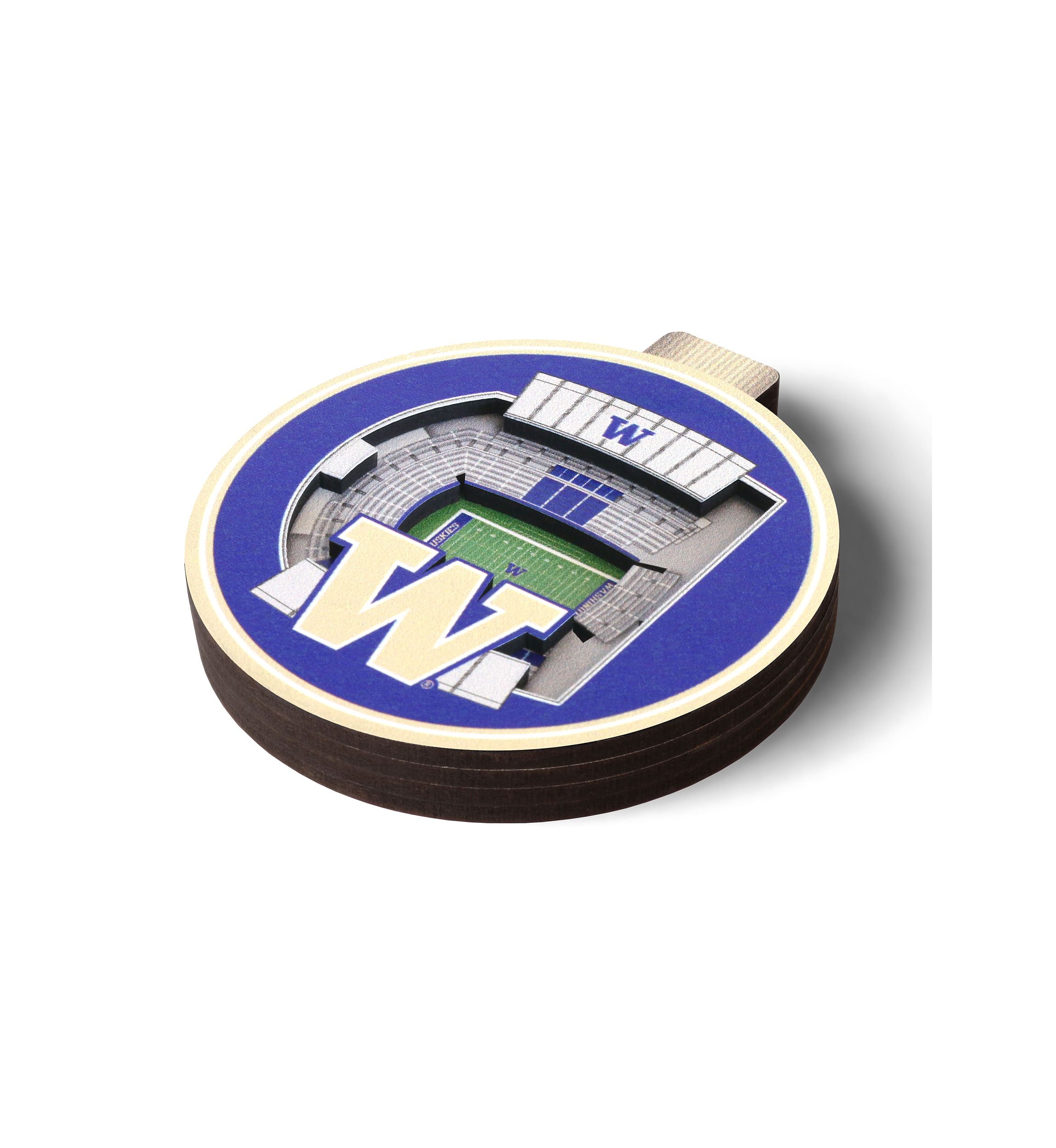 YouTheFan NCAA Washington Huskies 3D StadiumView Ornament - Husky Stadium