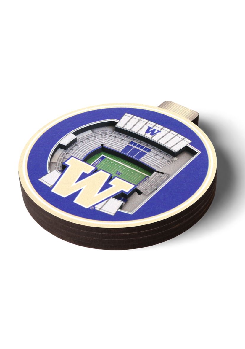 YouTheFan NCAA Washington Huskies 3D StadiumView Ornament - Husky Stadium