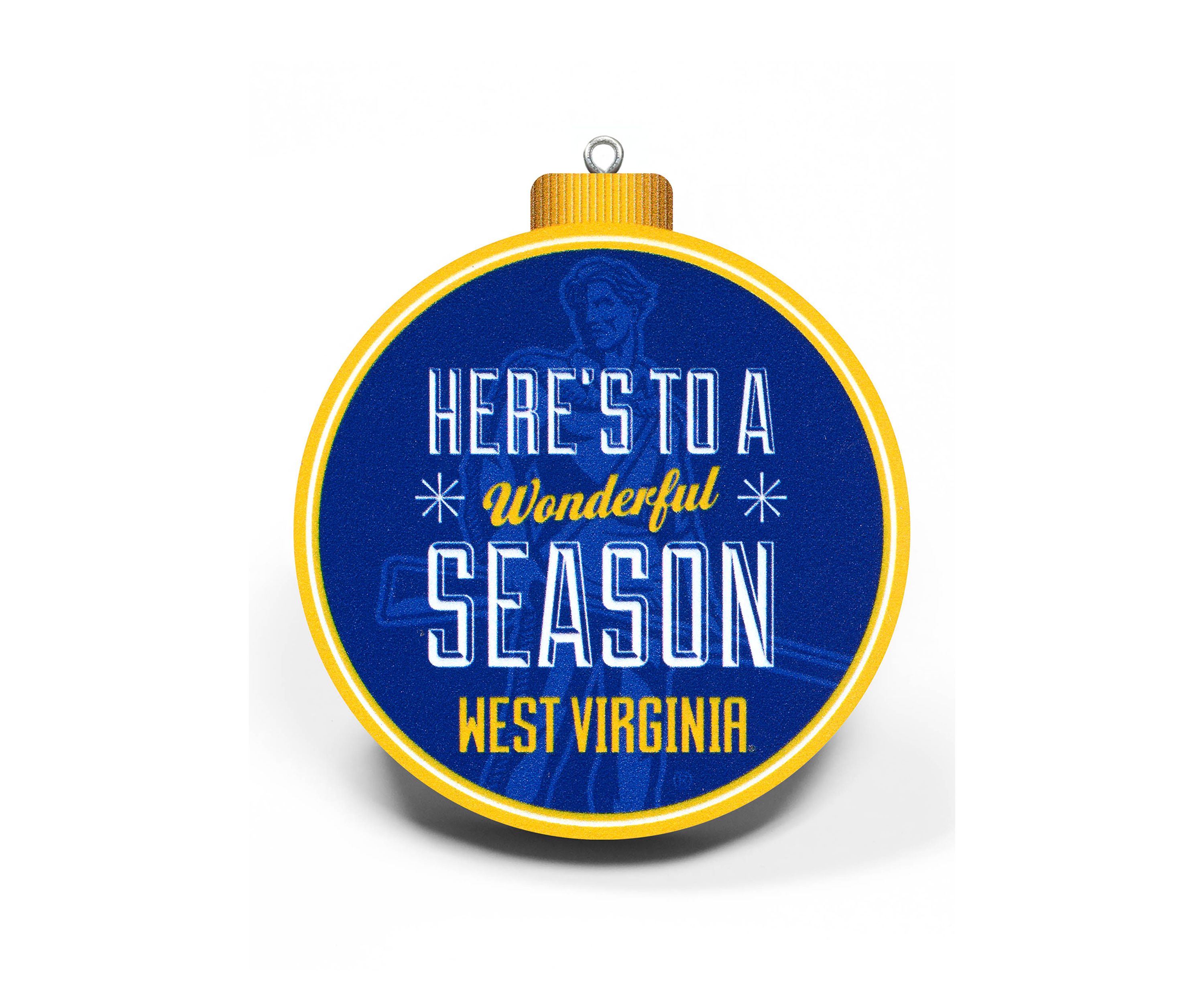 YouTheFan NCAA West Virginia Mountaineers 3D StadiumView Ornament - Milan Puskar Stadium