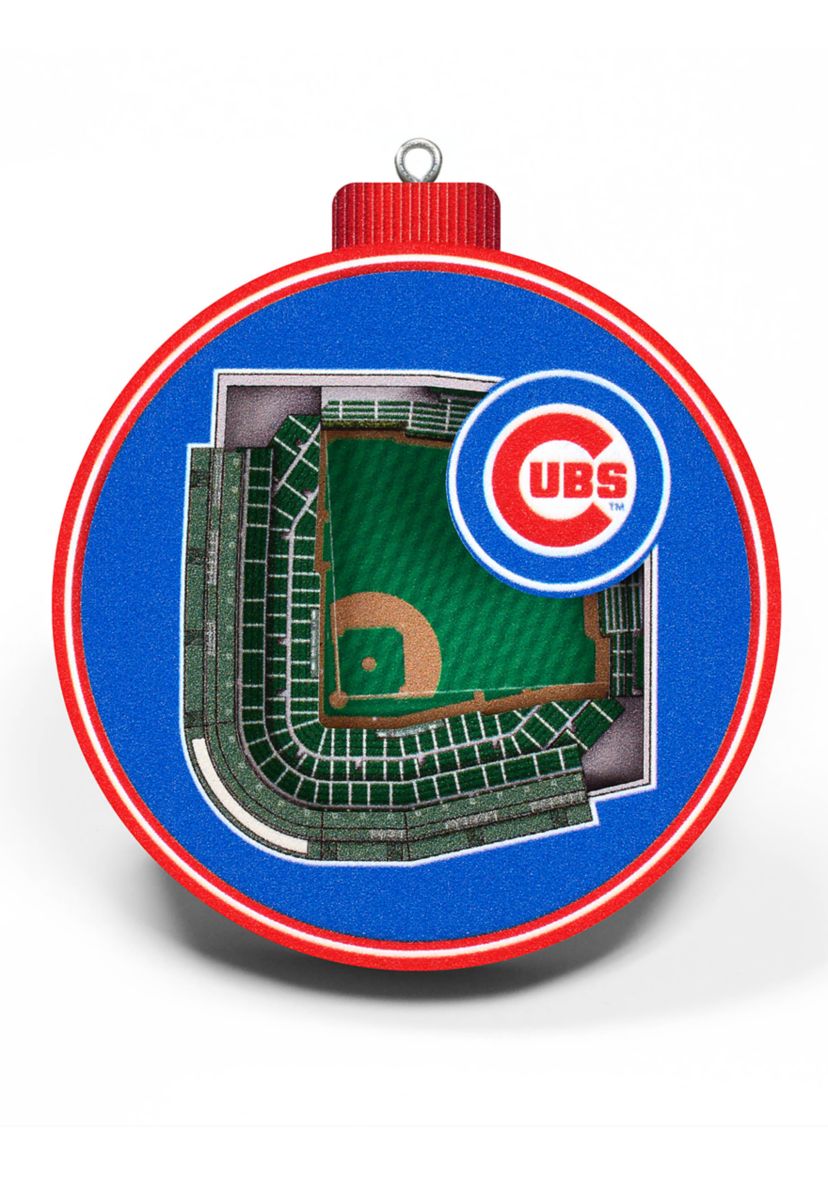 YouTheFan MLB Chicago Cubs 3D StadiumView Ornament - Wrigley Field