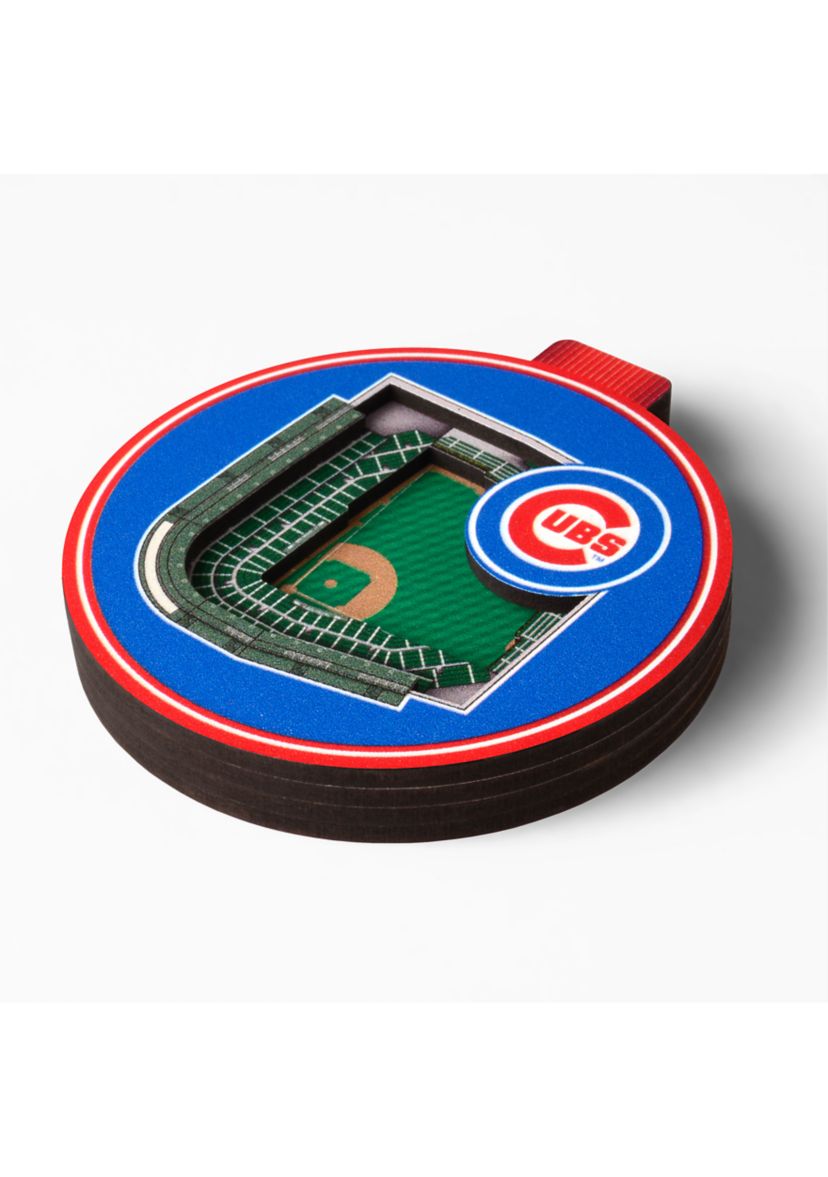 YouTheFan MLB Chicago Cubs 3D StadiumView Ornament - Wrigley Field