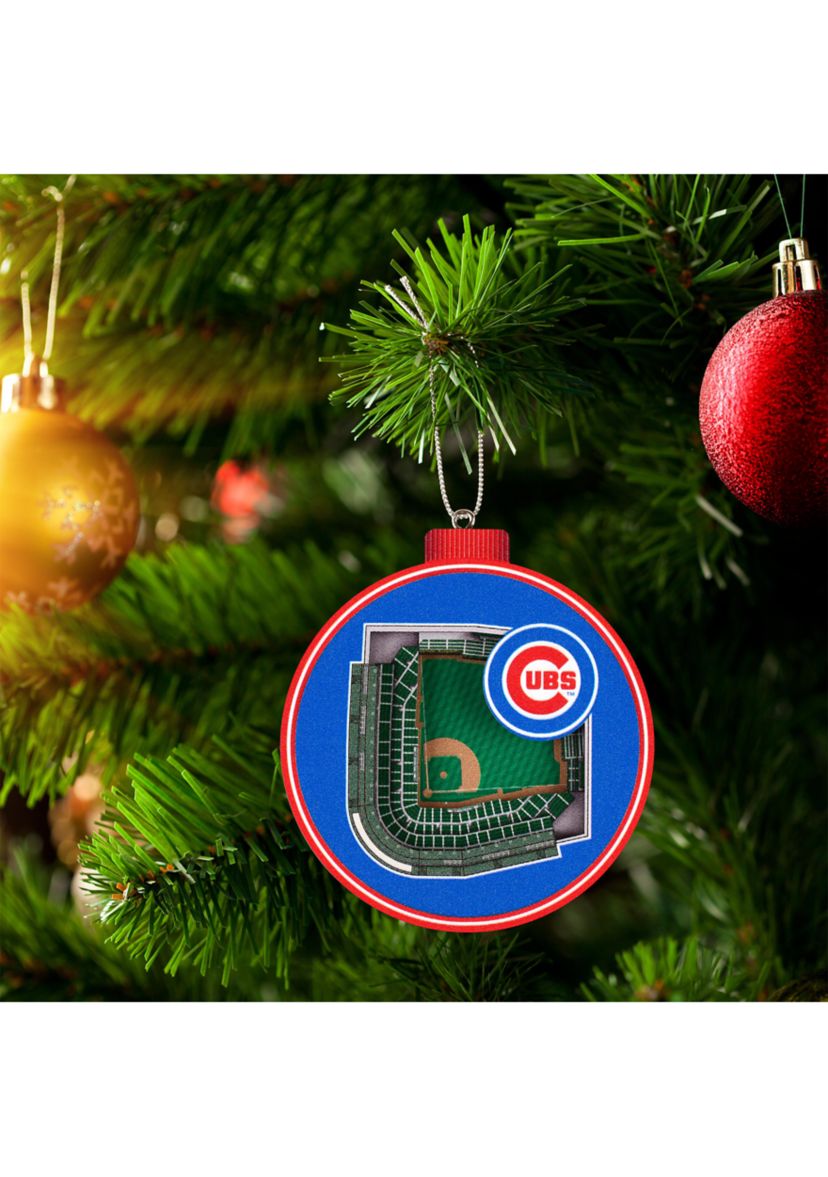 YouTheFan MLB Chicago Cubs 3D StadiumView Ornament - Wrigley Field