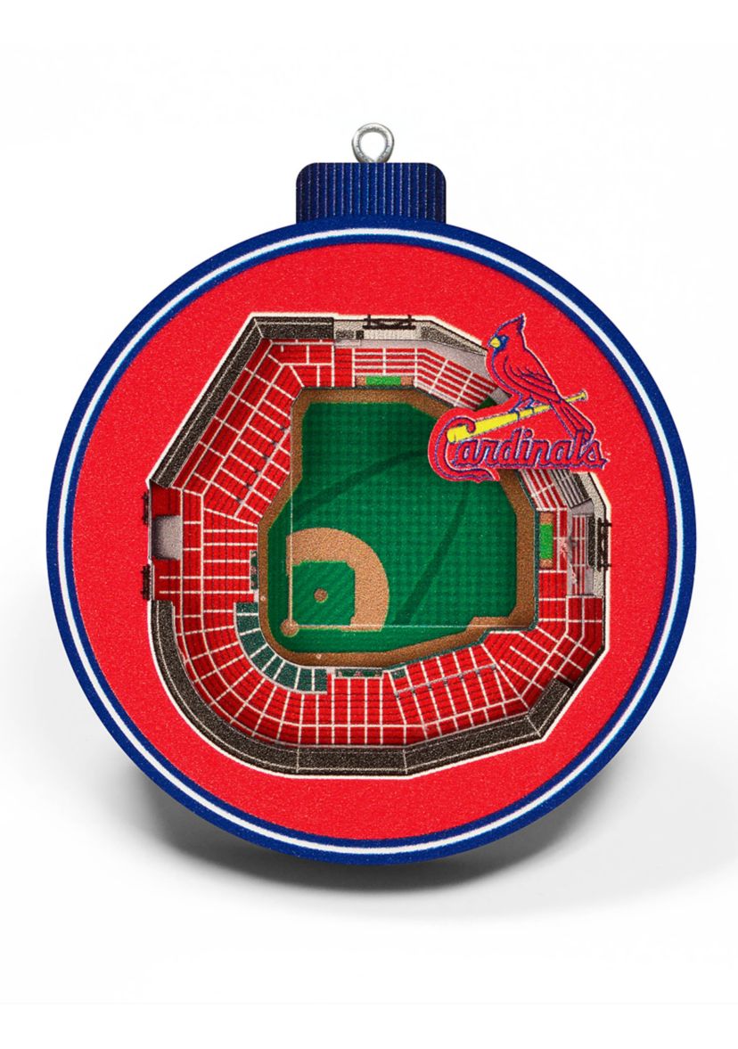 YouTheFan MLB St. Louis Cardinals 3D StadiumView Ornament  - Busch Stadium