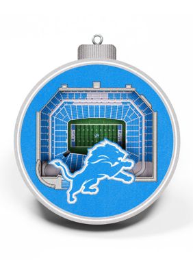 YouTheFan NFL Detroit Lions 3D Logo 2-Piece Assorted Colors