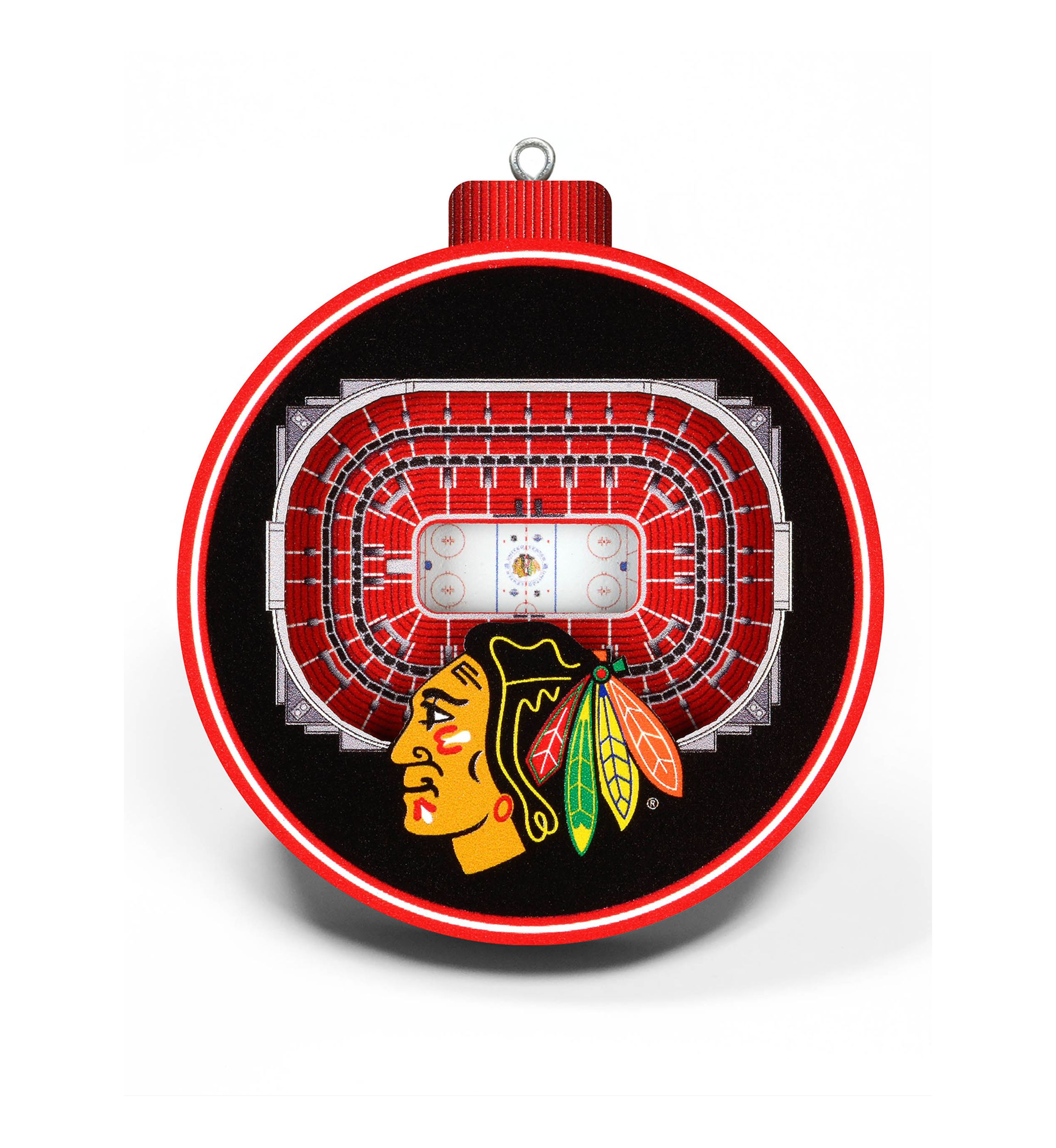 YouTheFan NHL Chicago Blackhawks 3D StadiumView Ornament - United Center