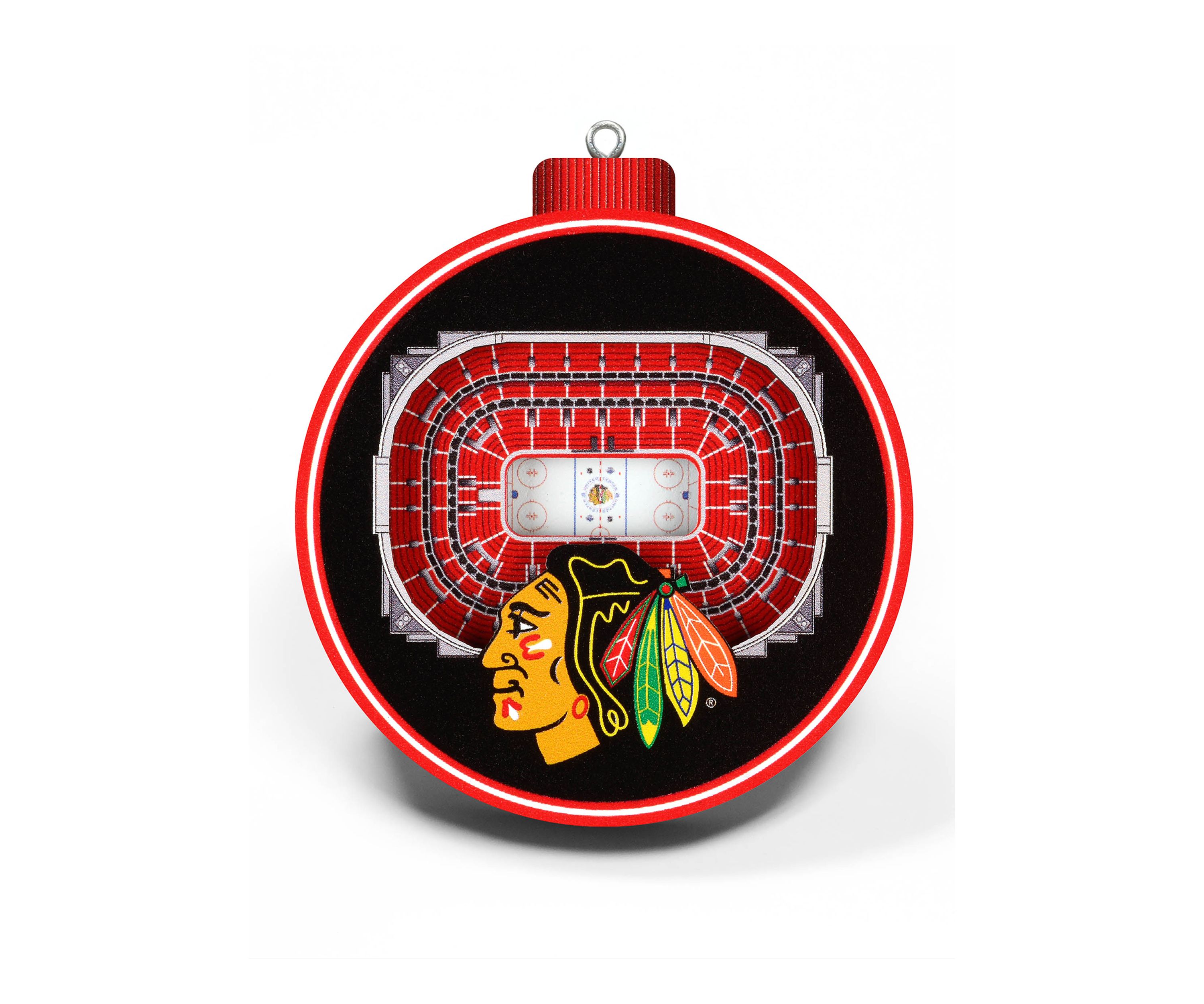 YouTheFan NHL Chicago Blackhawks 3D StadiumView Ornament - United Center