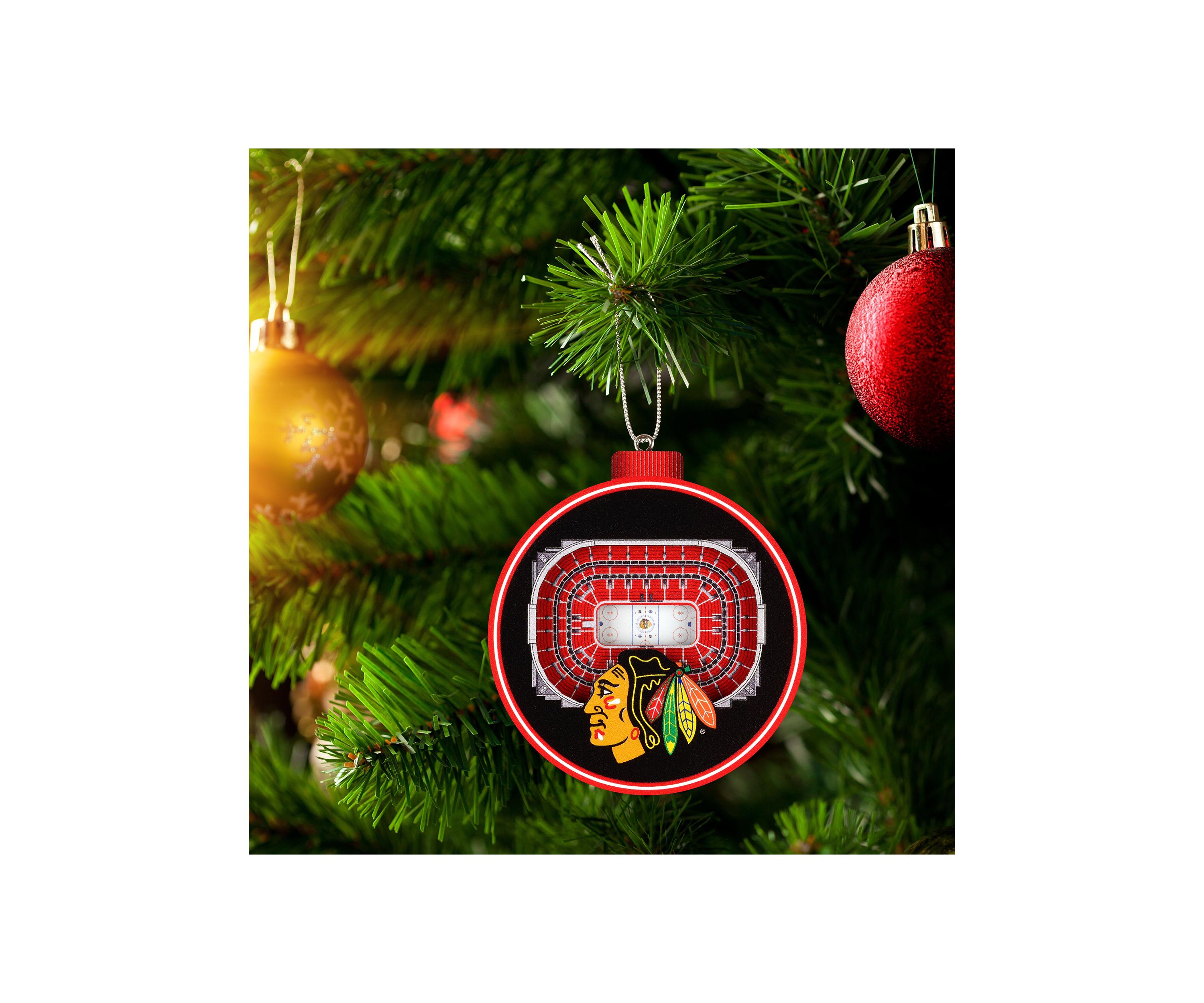 YouTheFan NHL Chicago Blackhawks 3D StadiumView Ornament - United Center