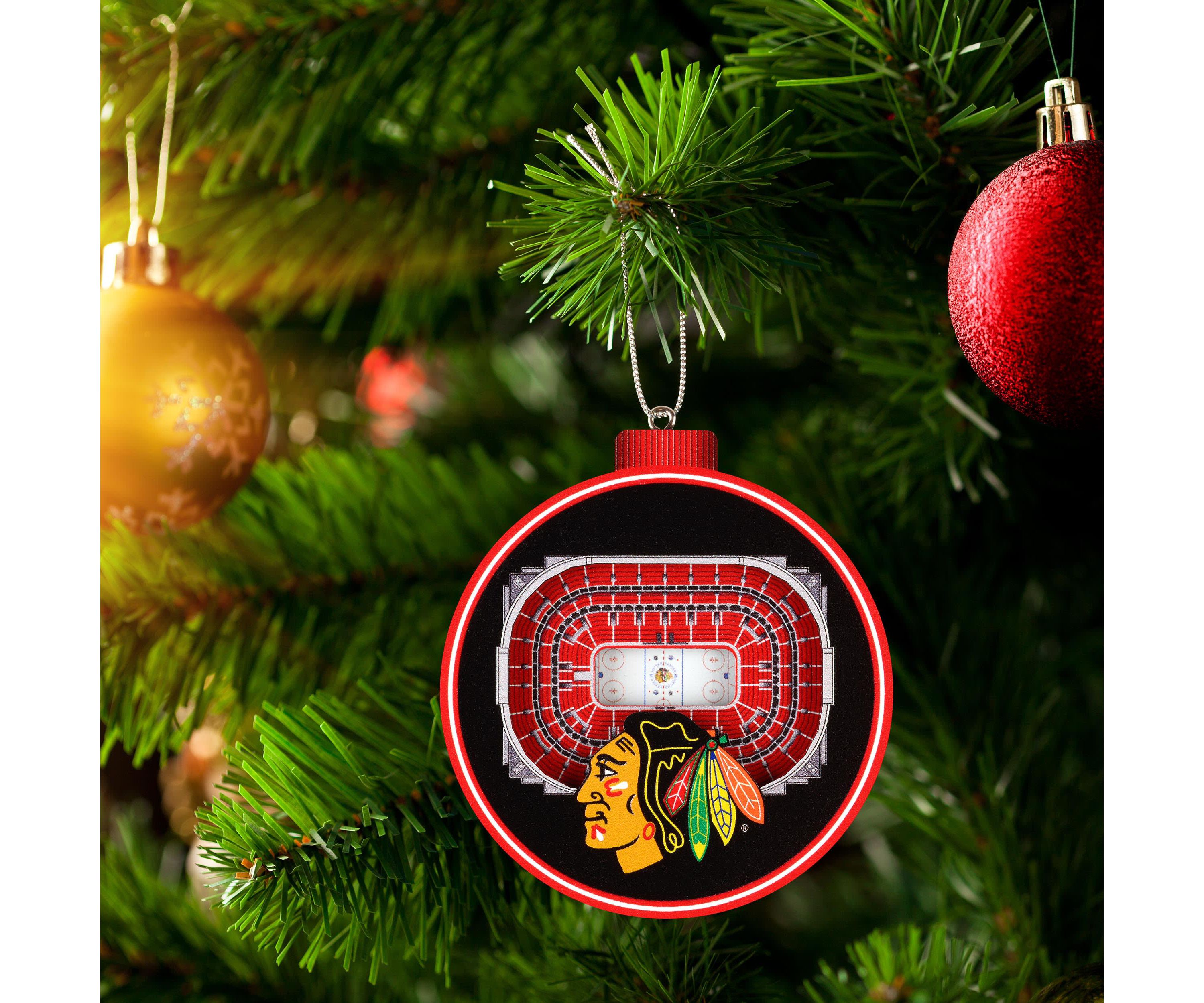 YouTheFan NHL Chicago Blackhawks 3D StadiumView Ornament - United Center