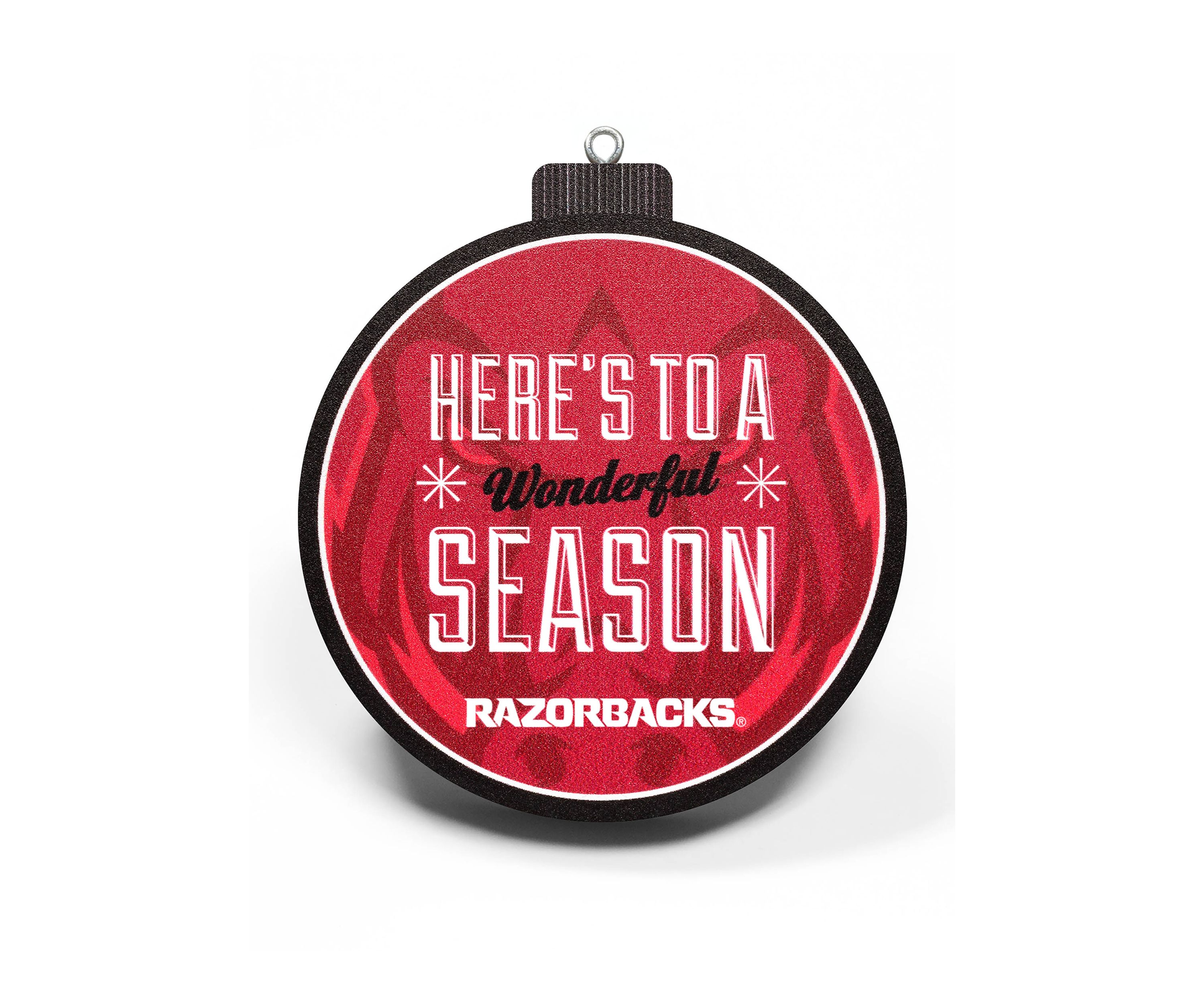 YouTheFan NCAA Arkansas Razorbacks 3D Logo Series Ornaments