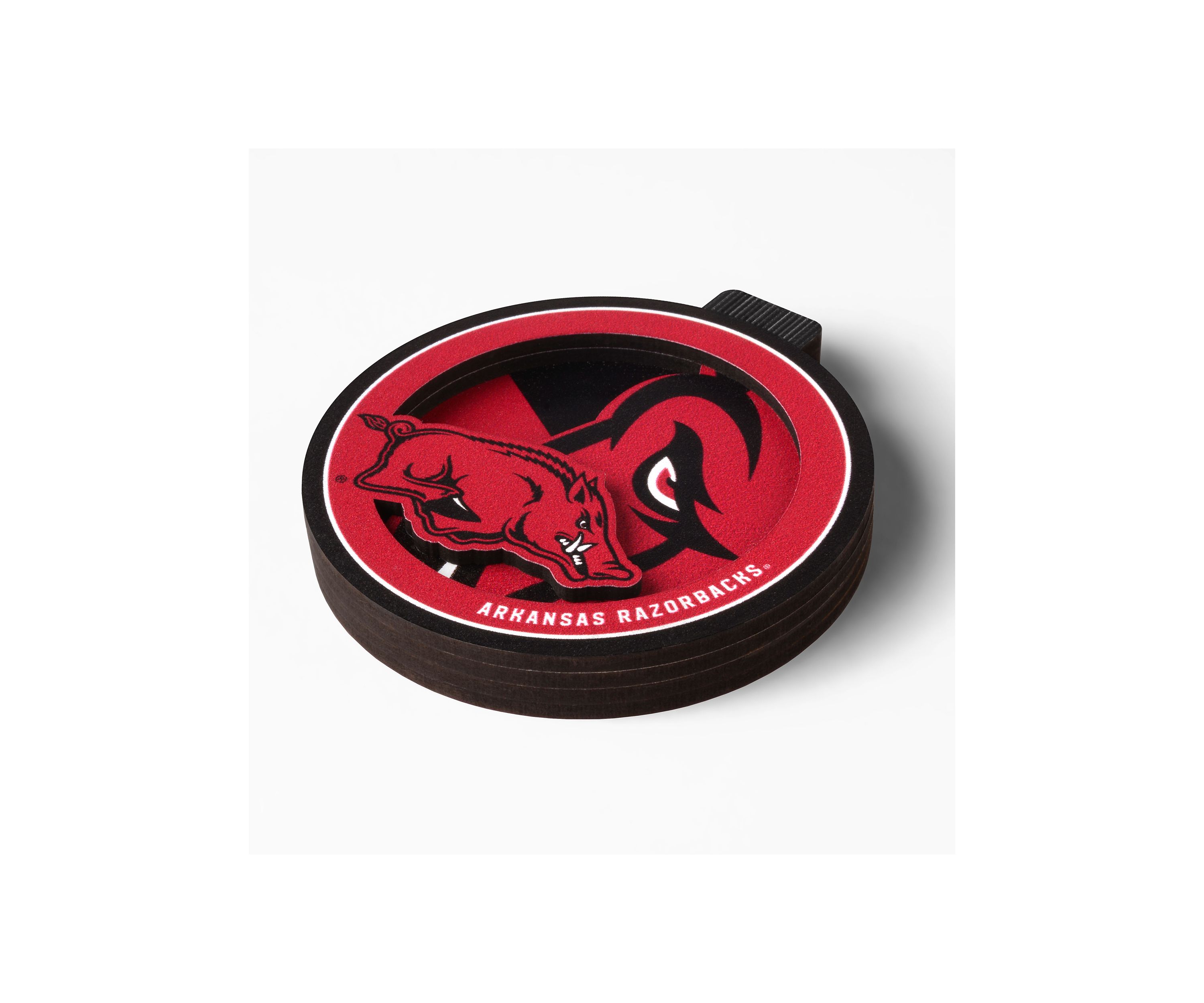 YouTheFan NCAA Arkansas Razorbacks 3D Logo Series Ornaments