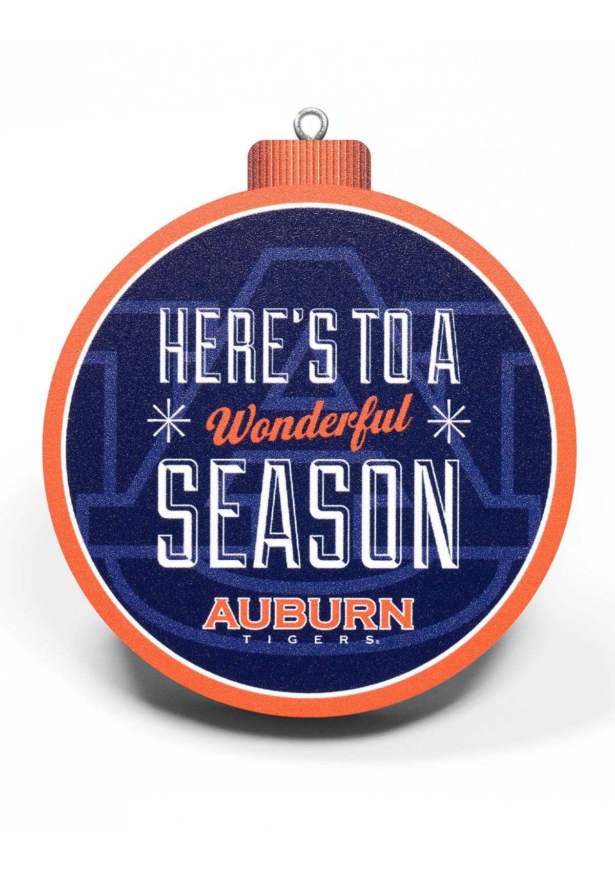 YouTheFan NCAA Auburn Tigers 3D Logo Series Ornaments