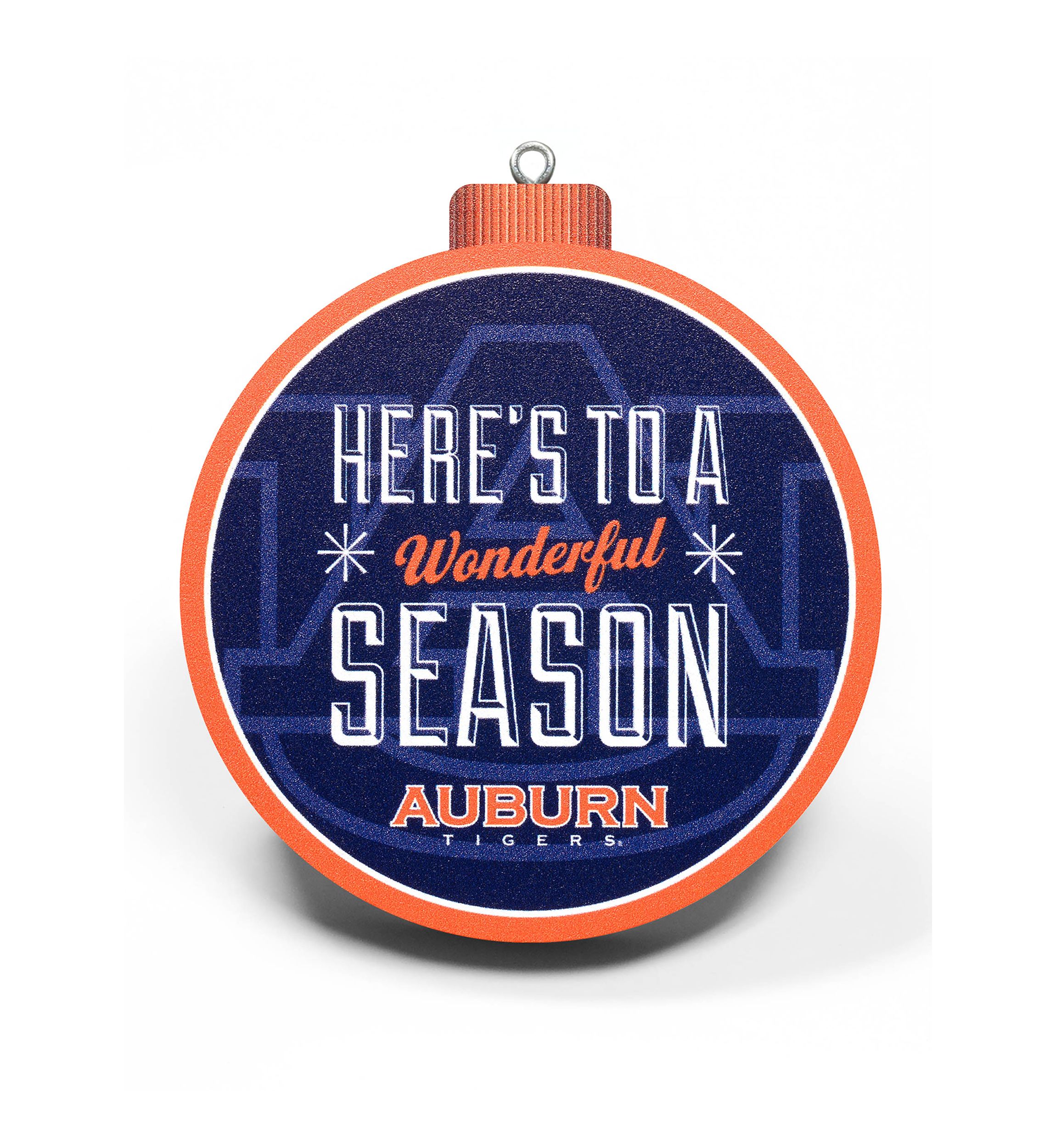 YouTheFan NCAA Auburn Tigers 3D Logo Series Ornaments