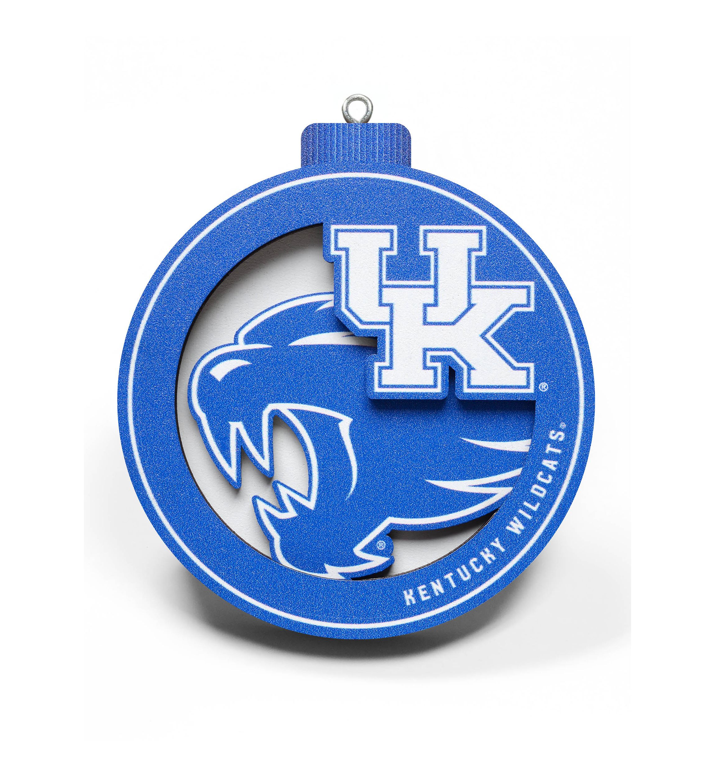 NCAA Kentucky Wildcats 3D Logo Series Ornaments