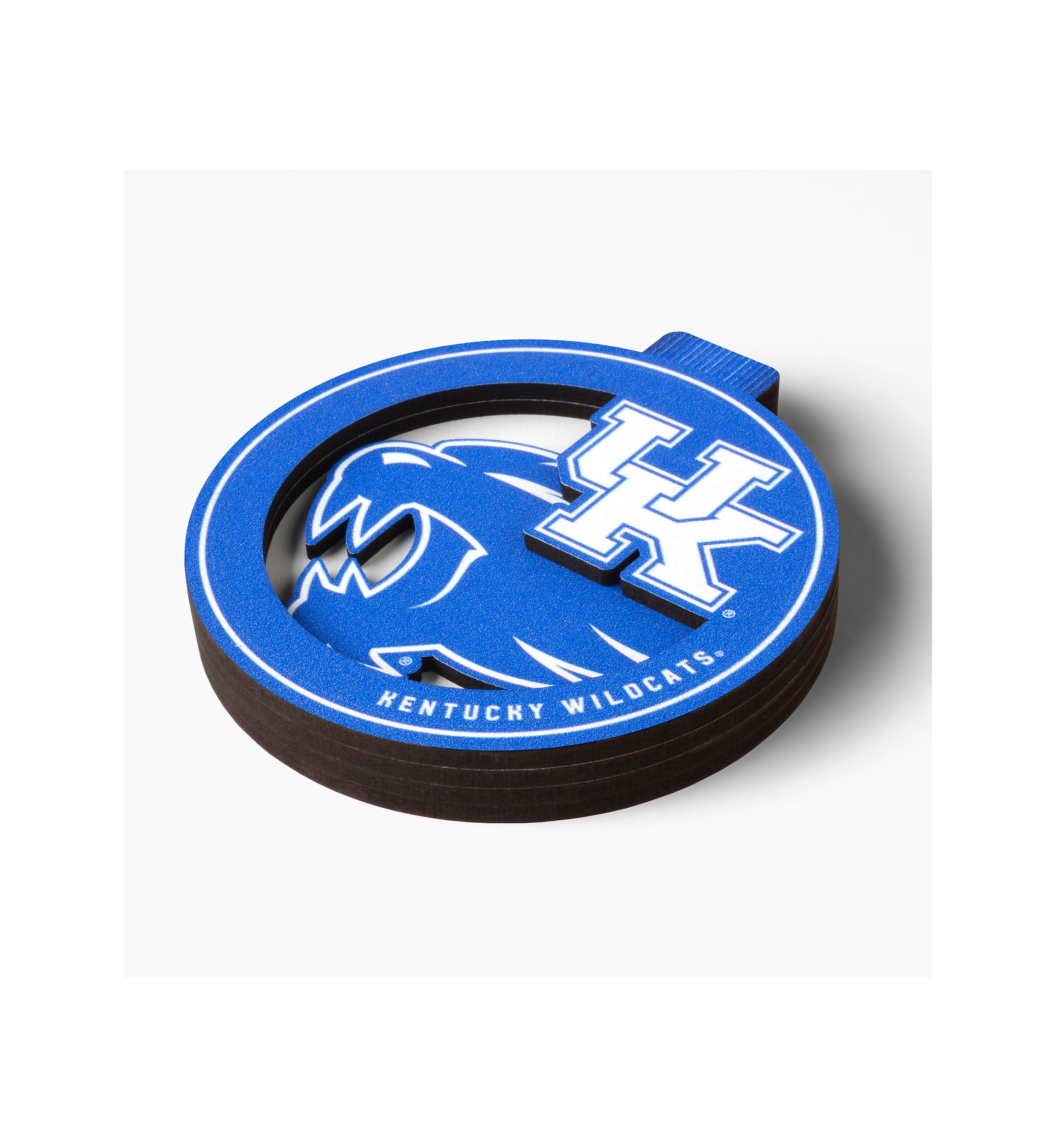 NCAA Kentucky Wildcats 3D Logo Series Ornaments