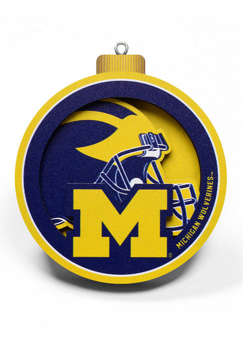 You The Fan NCAA Michigan Wolverines 3D Logo