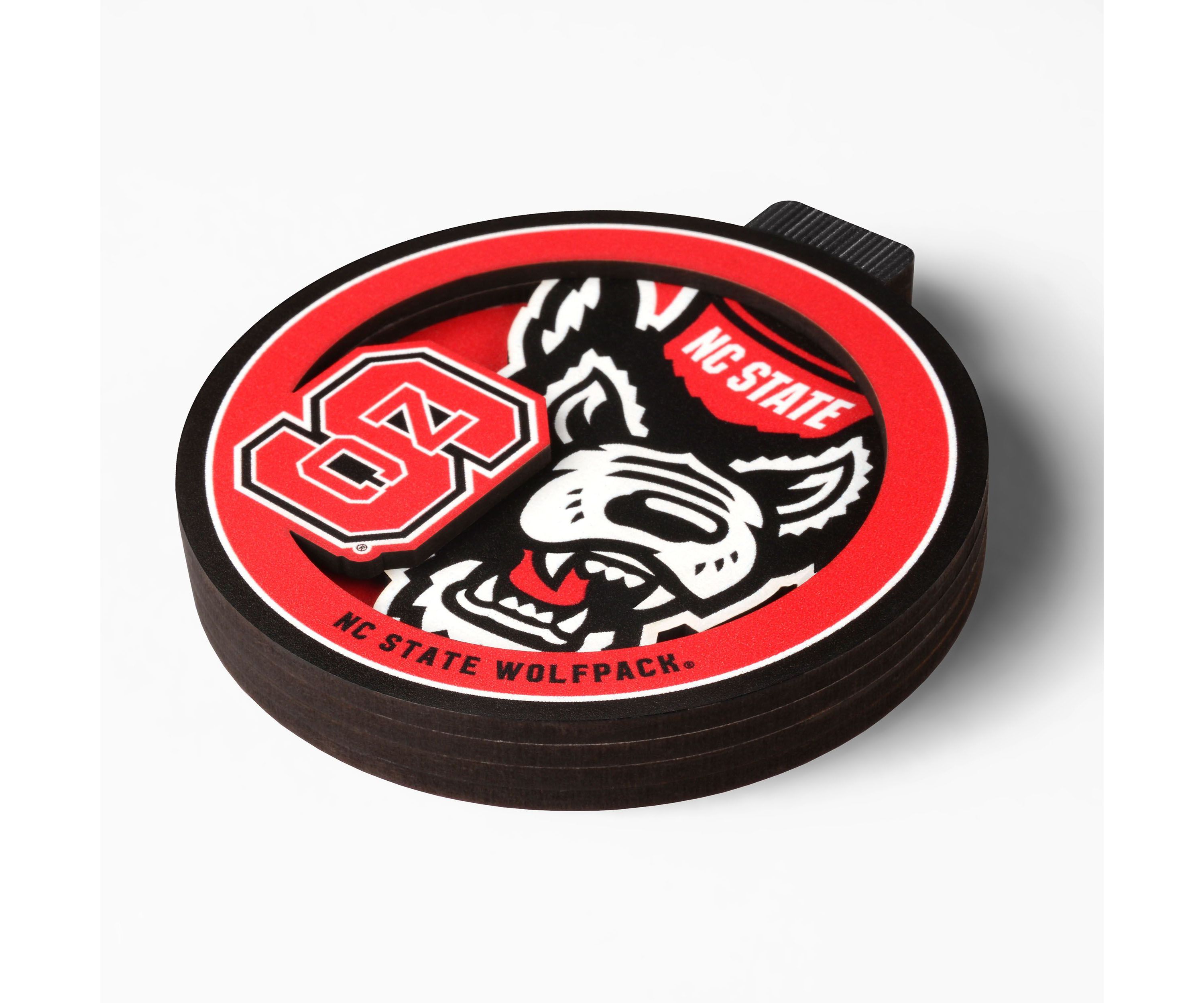 YouTheFan NCAA NC State Wolfpack 3D Logo Series Ornaments