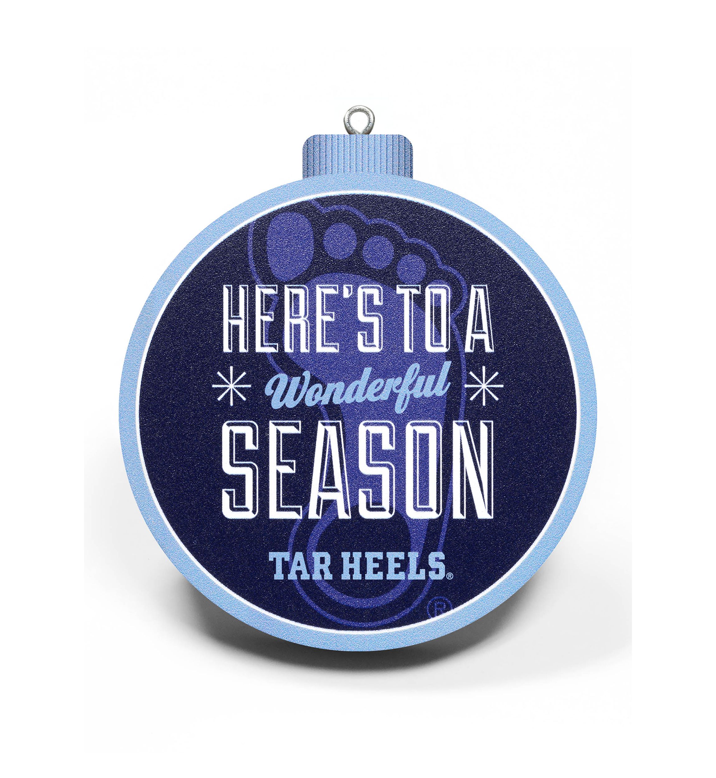 YouTheFan NCAA North Carolina Tar Heels 3D Logo Series Ornaments