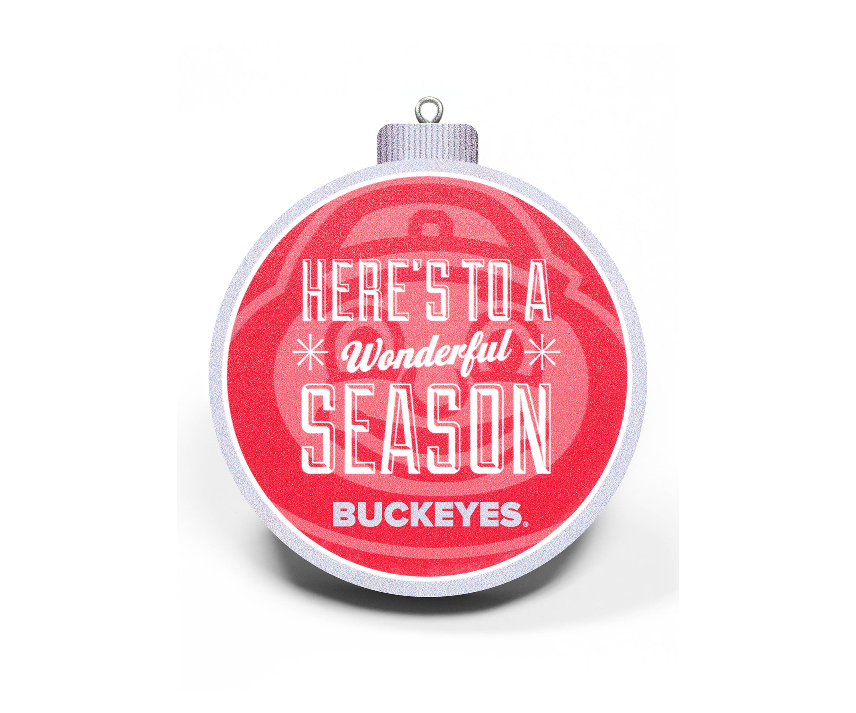 YouTheFan NCAA Ohio State Buckeyes 3D Logo Series Ornaments