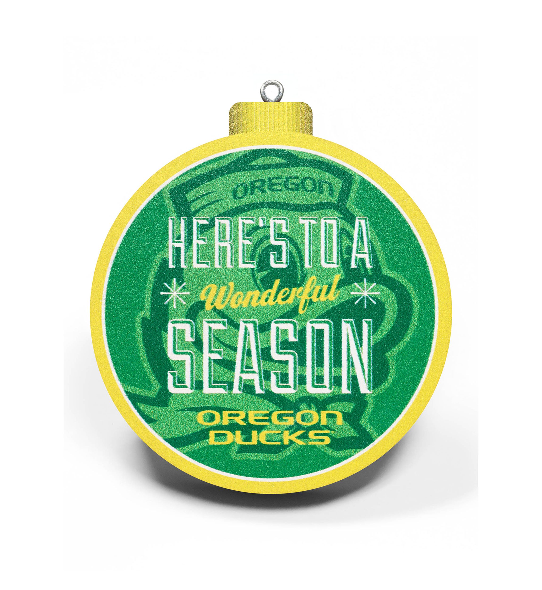 NCAA Oregon Ducks 3D Logo Series Ornaments