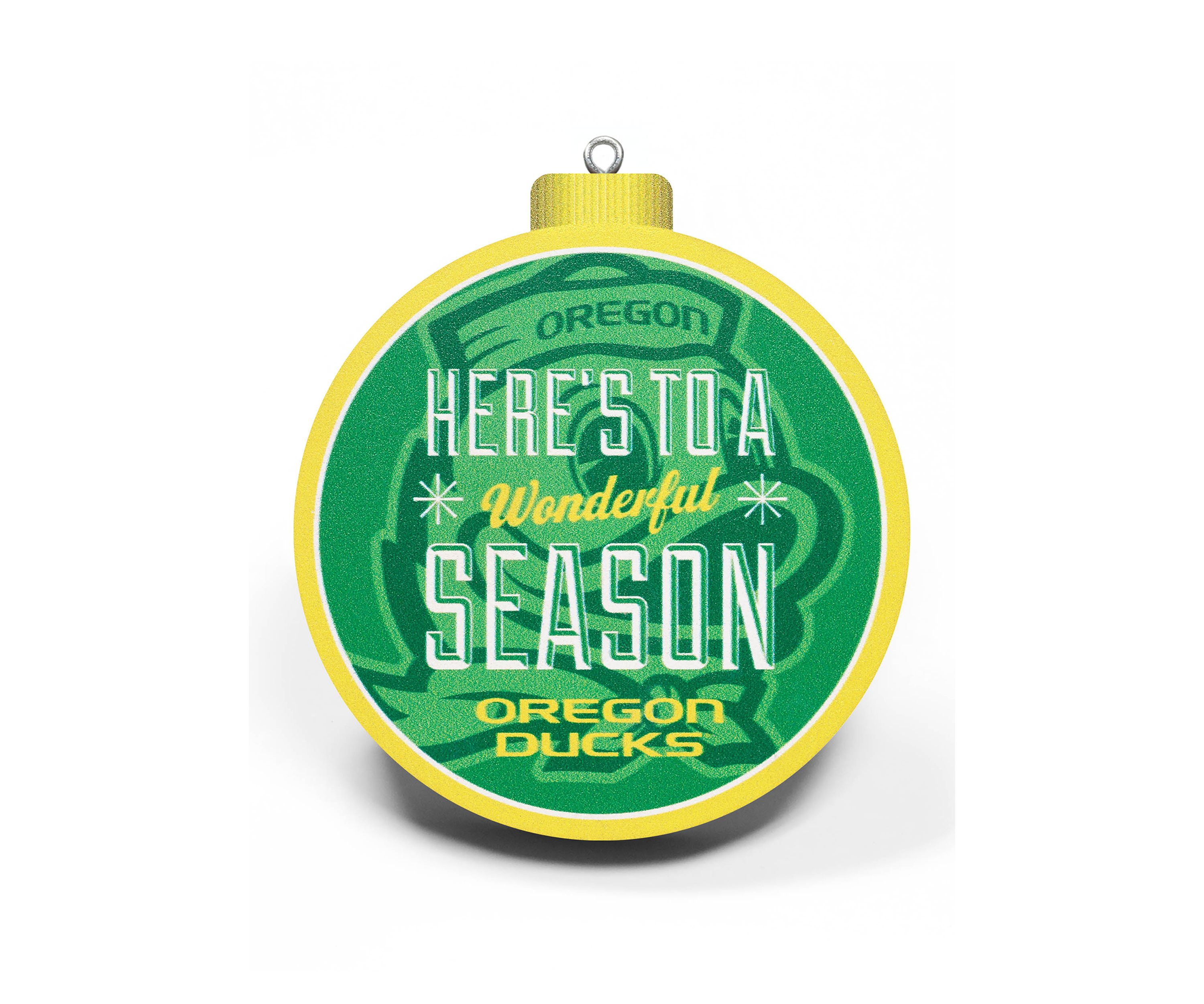 NCAA Oregon Ducks 3D Logo Series Ornaments