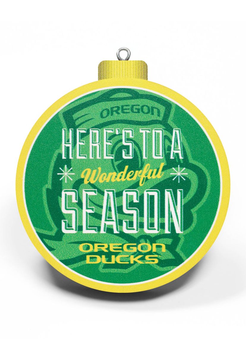 NCAA Oregon Ducks 3D Logo Series Ornaments