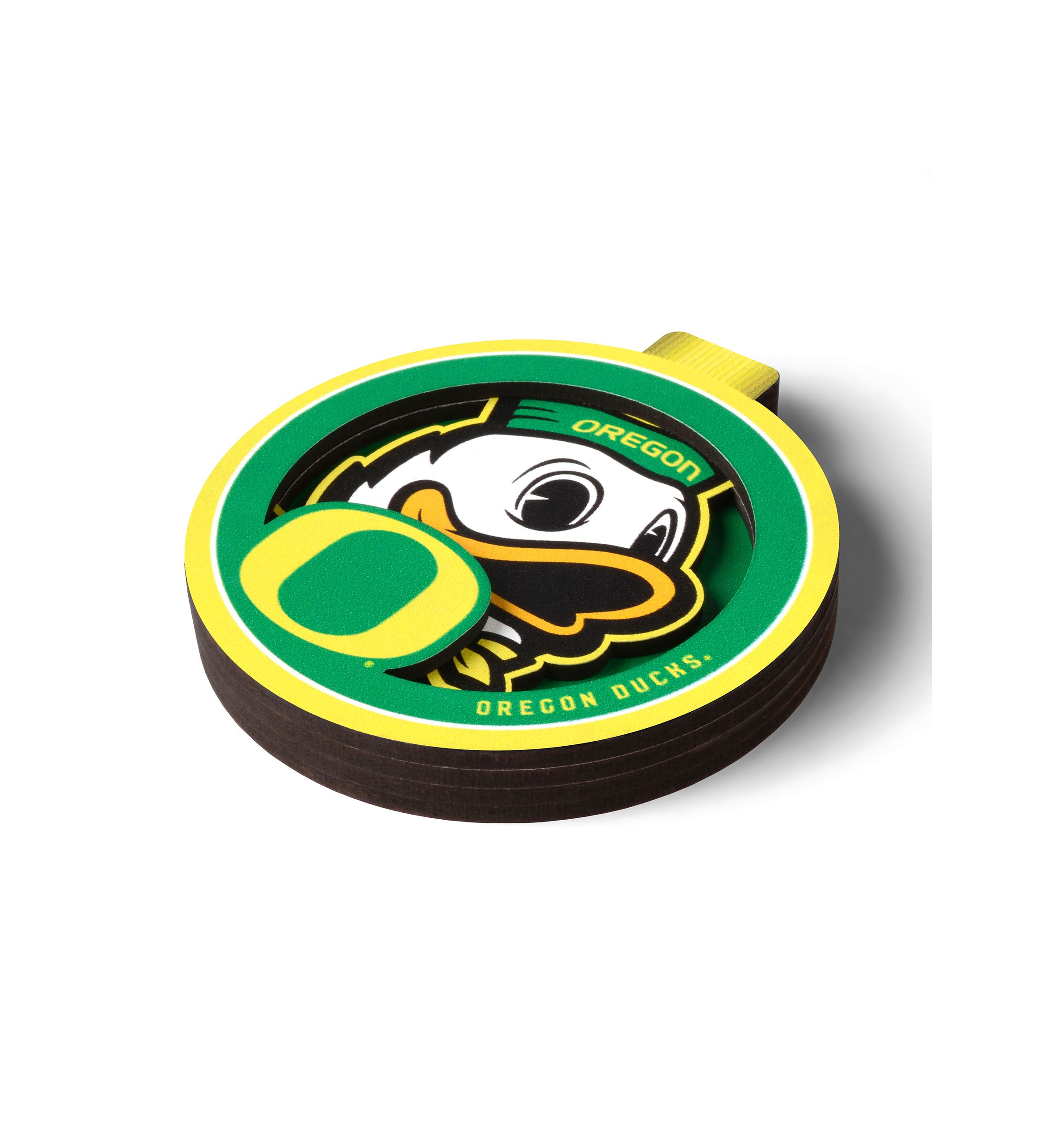 NCAA Oregon Ducks 3D Logo Series Ornaments