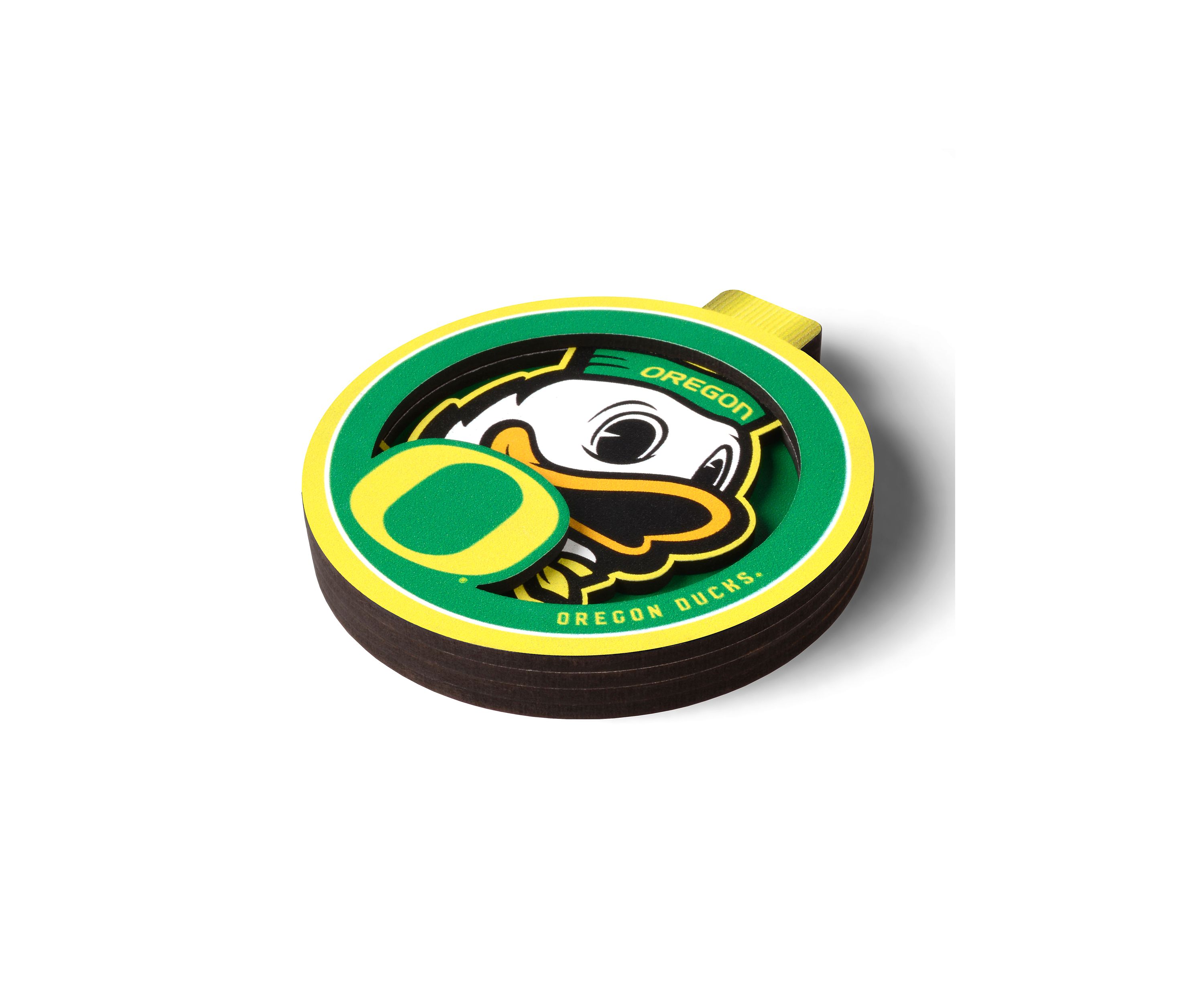 NCAA Oregon Ducks 3D Logo Series Ornaments