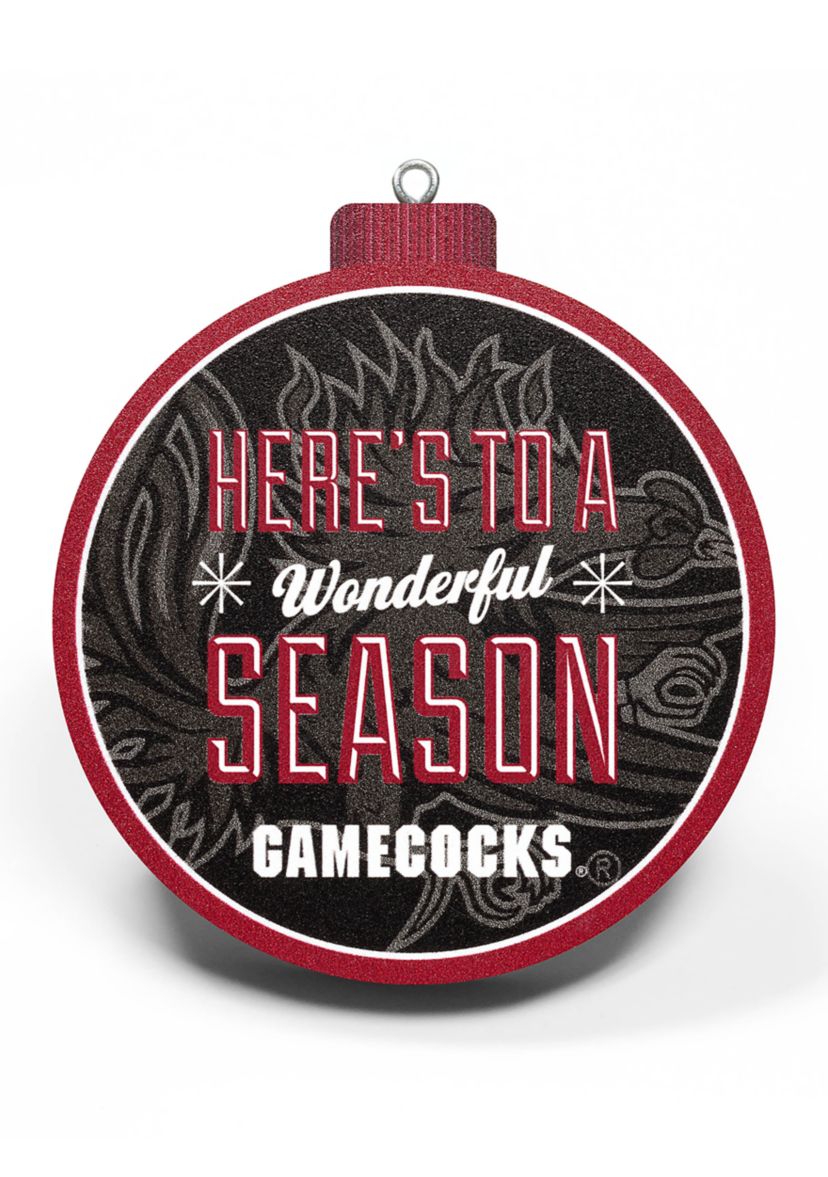 YouTheFan NCAA South Carolina Gamecocks 3D Logo Series Ornaments