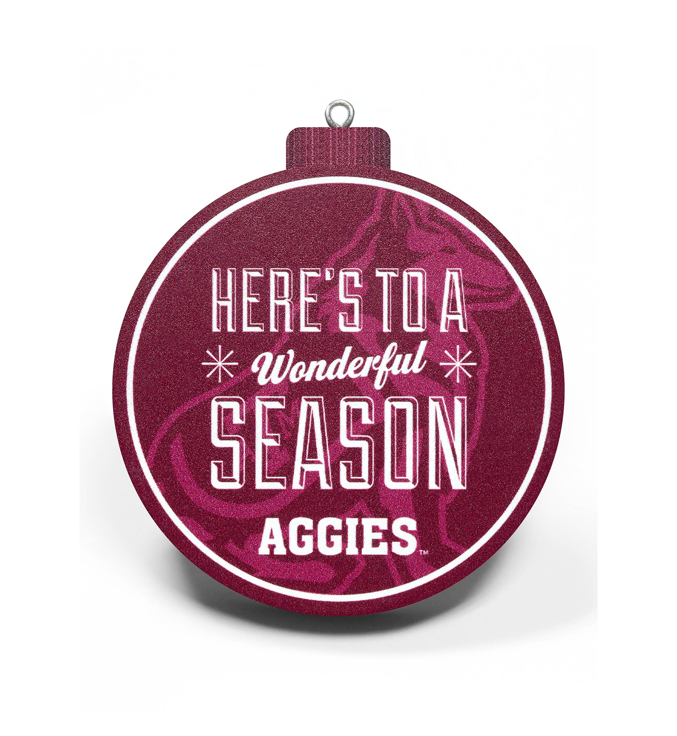 YouTheFan NCAA Texas A&M Aggies 3D Logo Series Ornaments