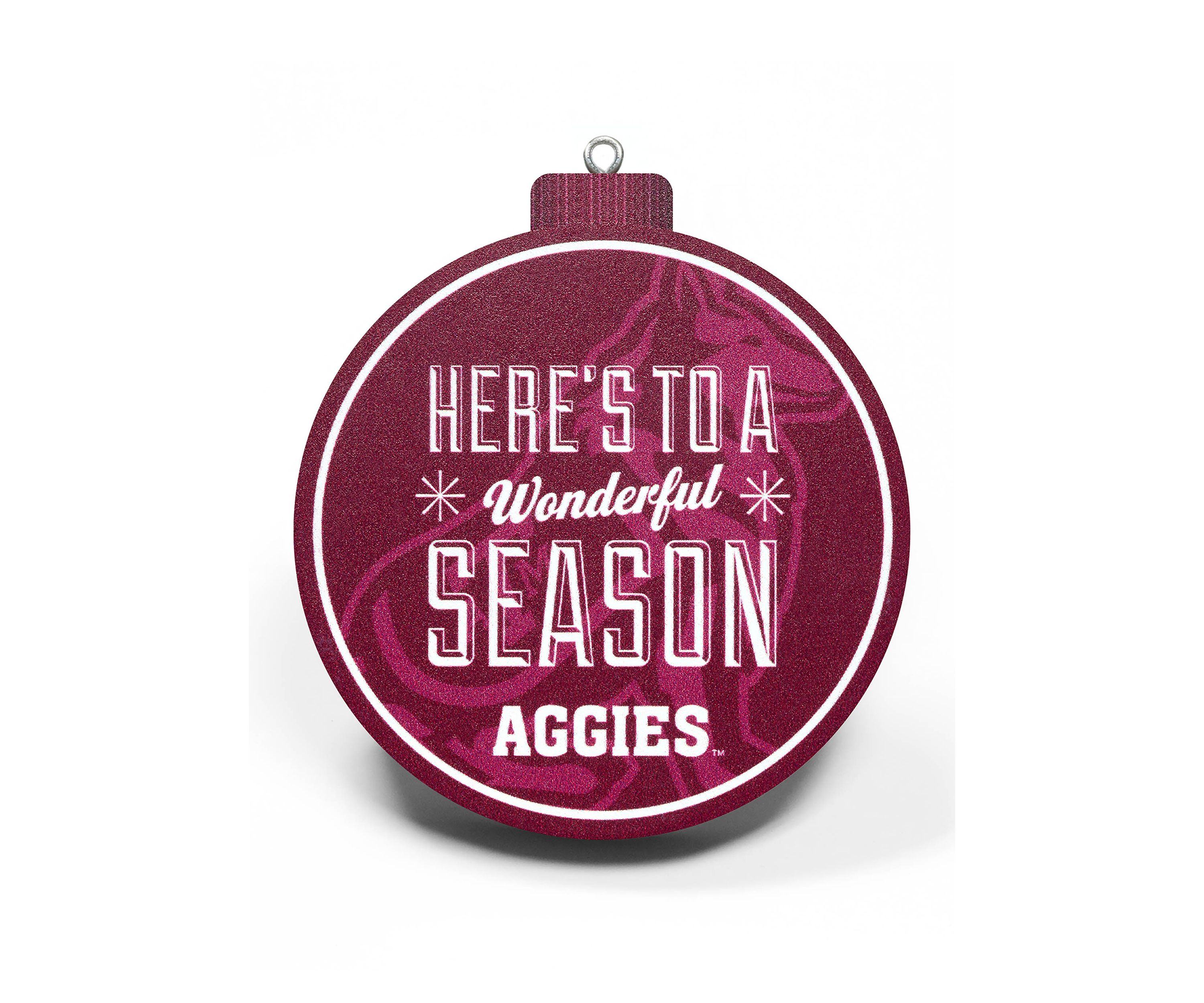 YouTheFan NCAA Texas A&M Aggies 3D Logo Series Ornaments