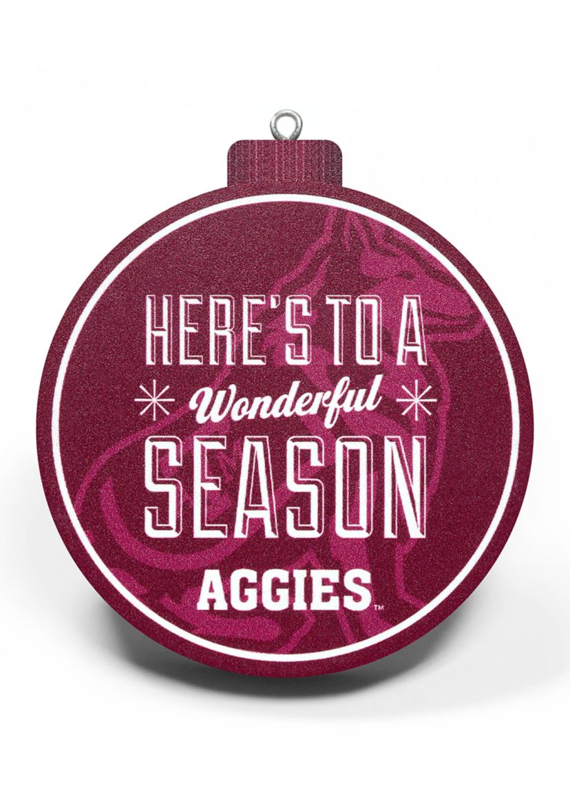 YouTheFan NCAA Texas A&M Aggies 3D Logo Series Ornaments