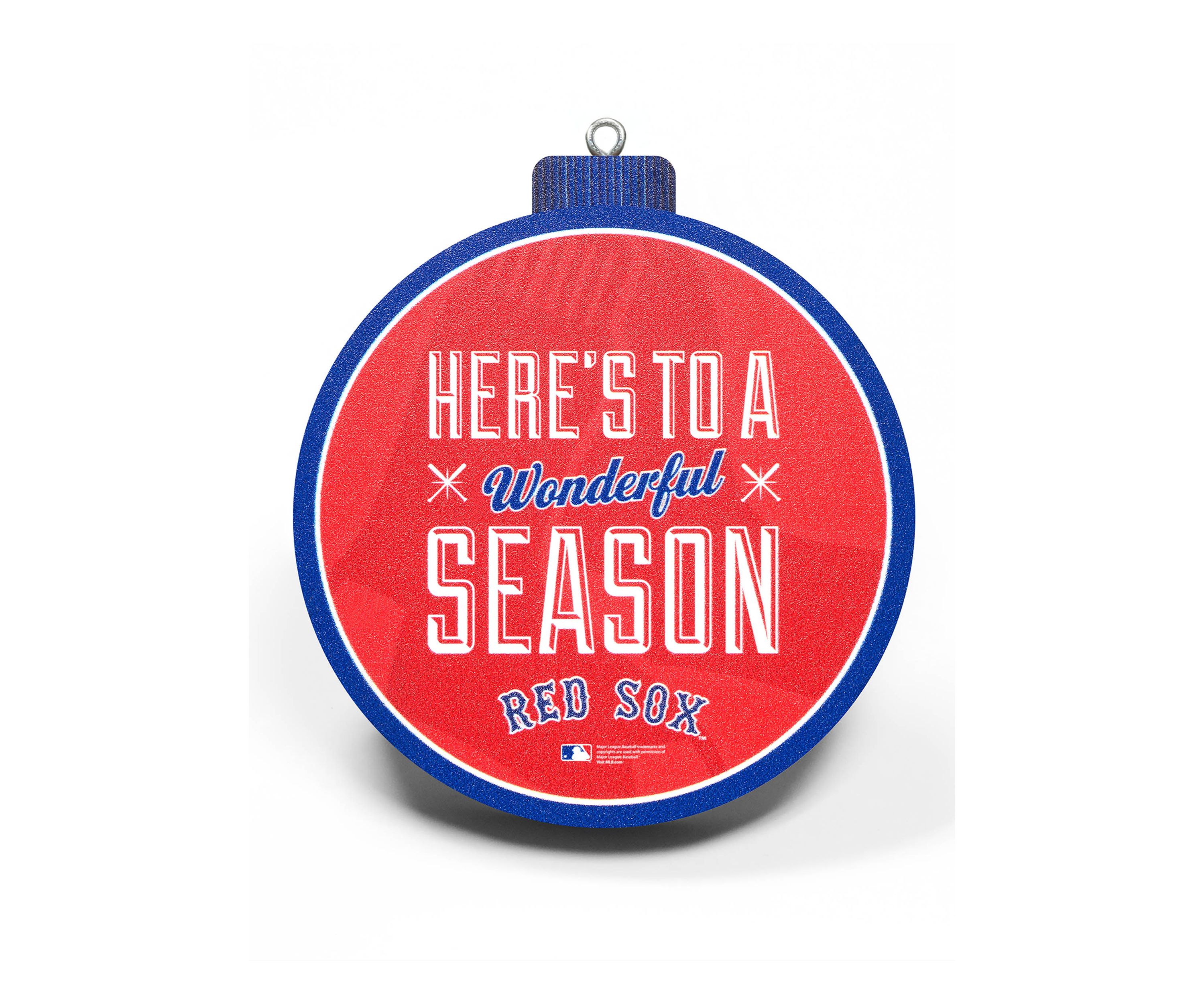 YouTheFan MLB Boston Red Sox 3D Logo Series Ornaments