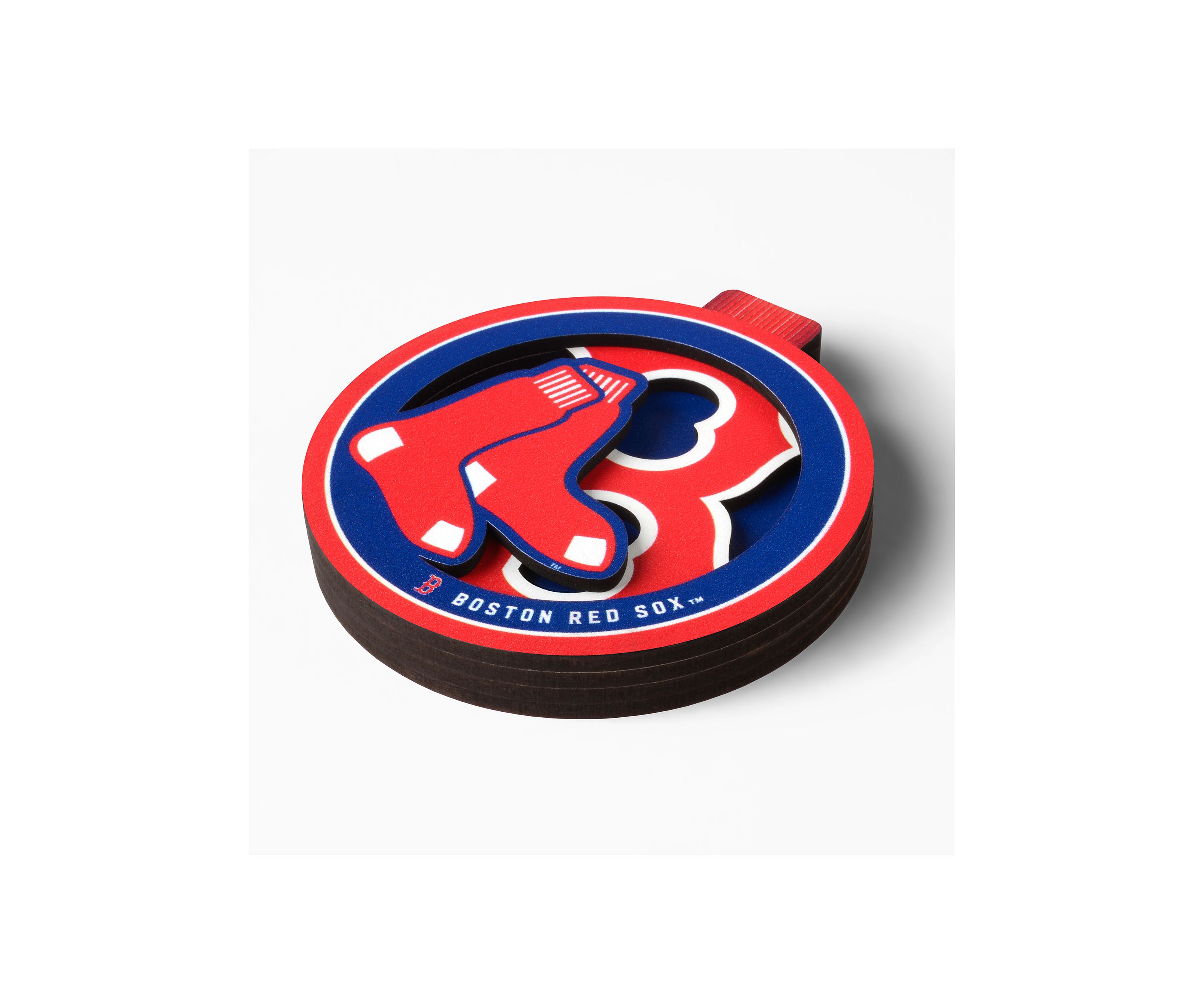 YouTheFan MLB Boston Red Sox 3D Logo Series Ornaments