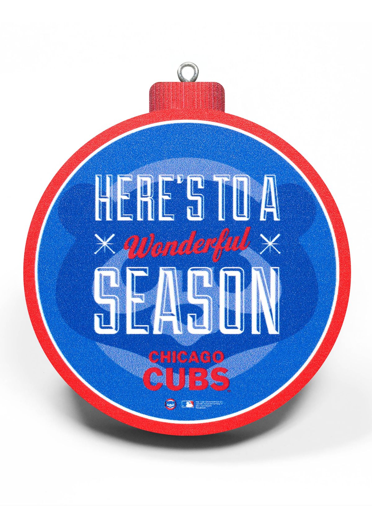 YouTheFan MLB Chicago Cubs 3D Logo Series Ornaments