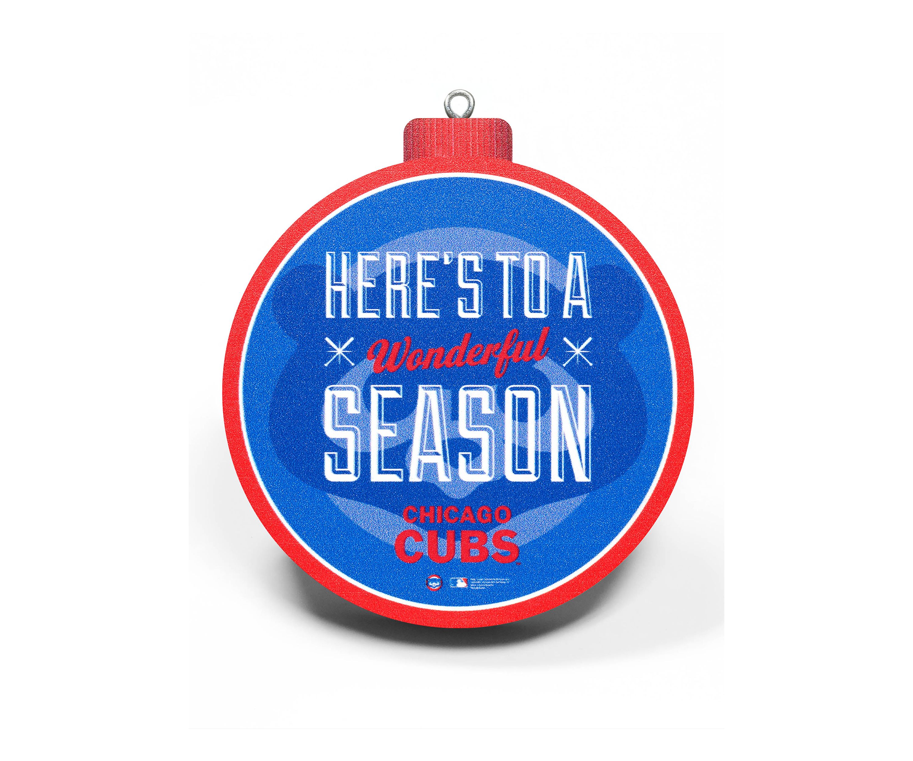 YouTheFan MLB Chicago Cubs 3D Logo Series Ornaments