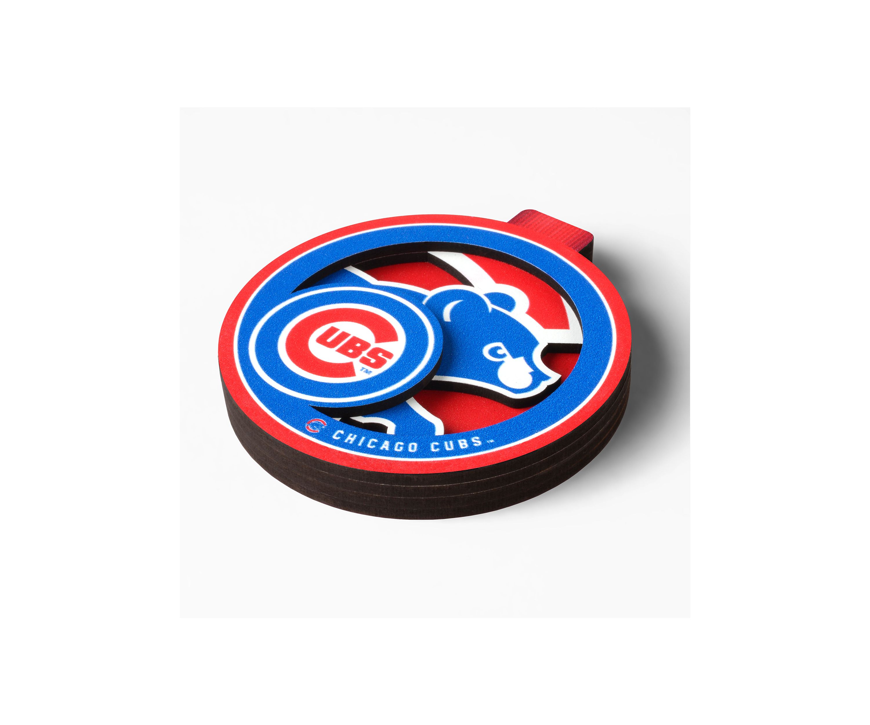 YouTheFan MLB Chicago Cubs 3D Logo Series Ornaments