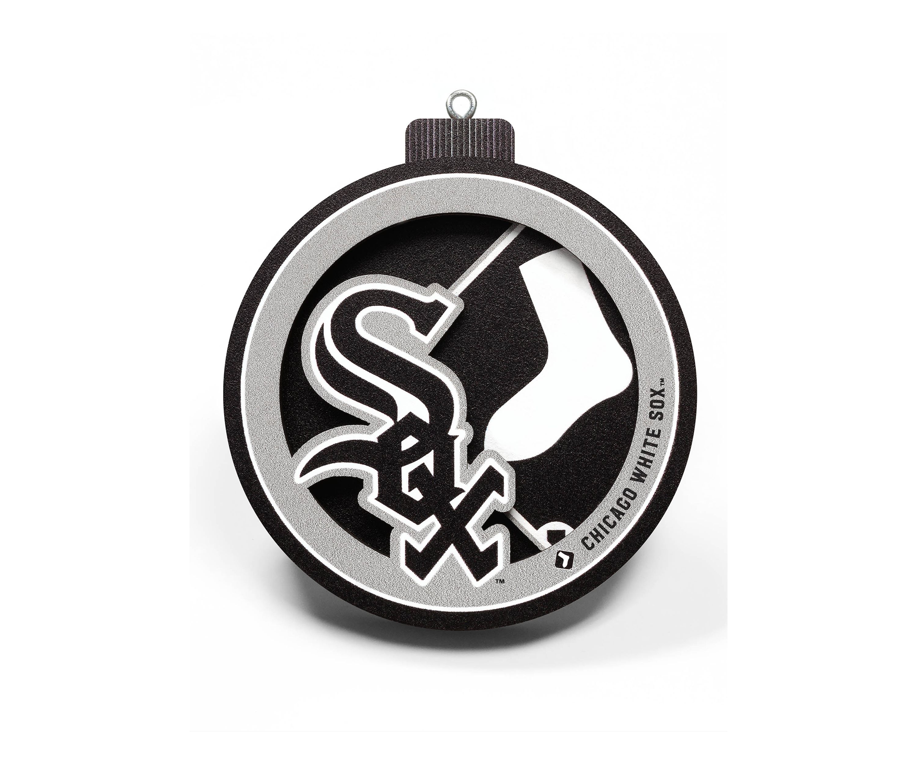 YouTheFan MLB Chicago White Sox 3D Logo Series Ornaments