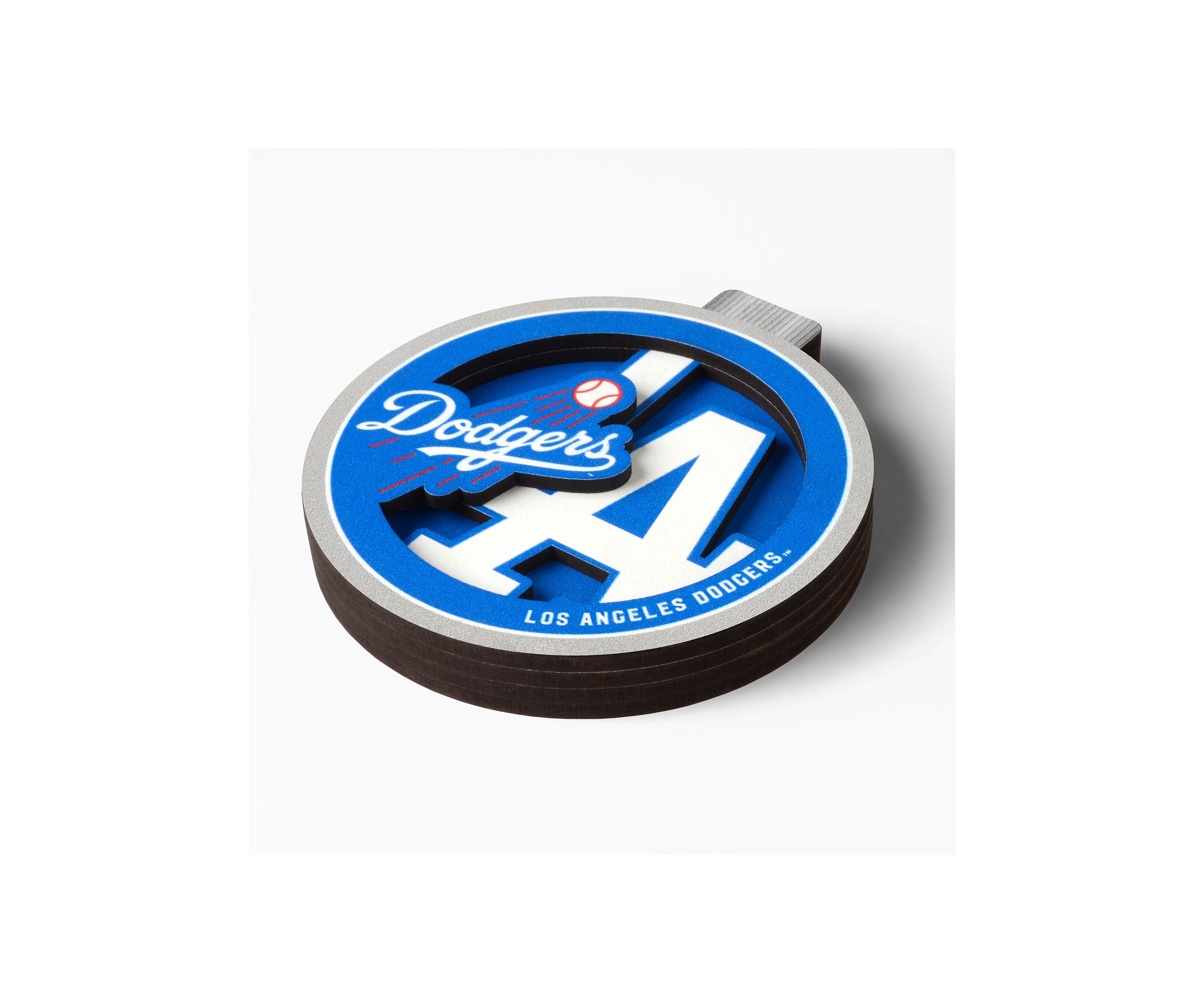 YouTheFan MLB Los Angeles Dodgers 3D Logo Series Ornaments