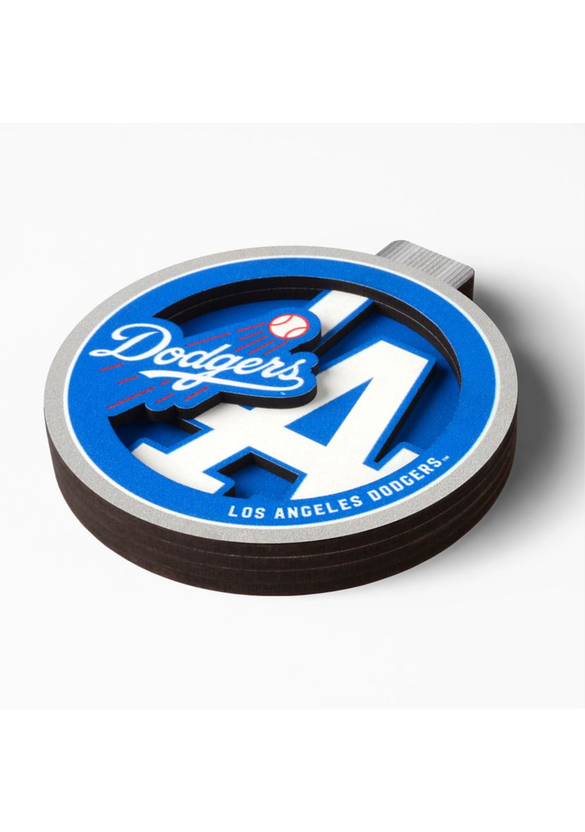 YouTheFan MLB Los Angeles Dodgers 3D Logo Series Ornaments
